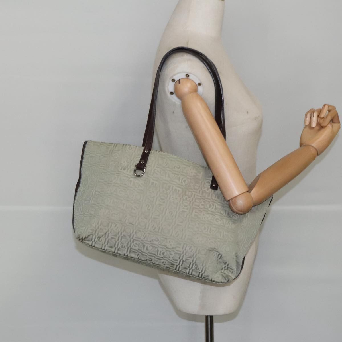 Salvatore Ferragamo Gancini Multicolour Canvas Tote Bag (Pre-Owned) Size ONE SIZE - 20 Thumbnail