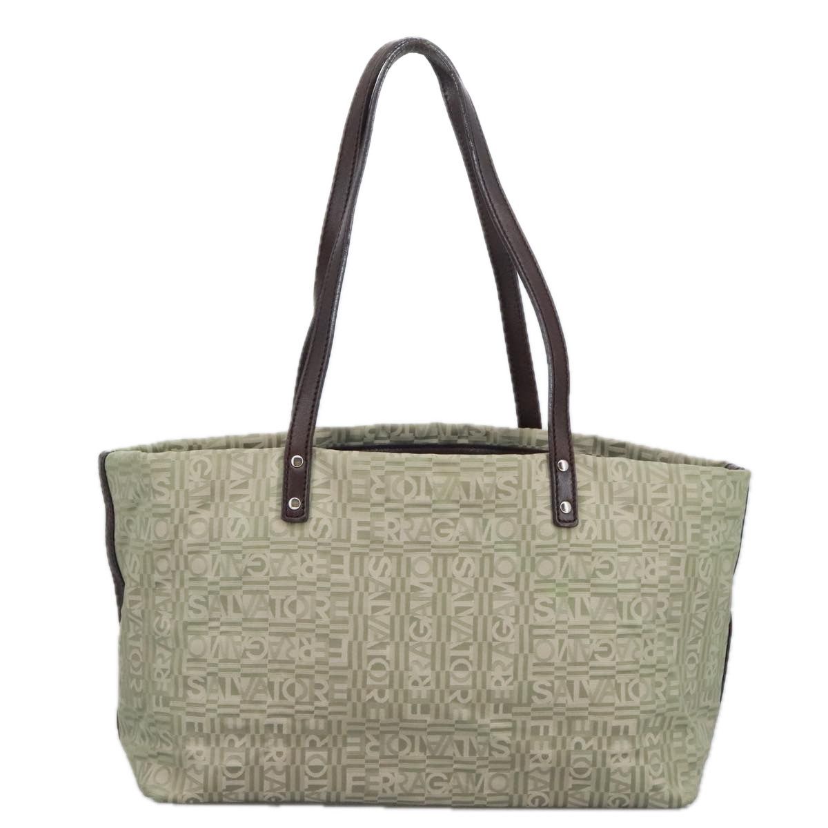 Salvatore Ferragamo Gancini Multicolour Canvas Tote Bag (Pre-Owned) Size ONE SIZE - 2 Thumbnail