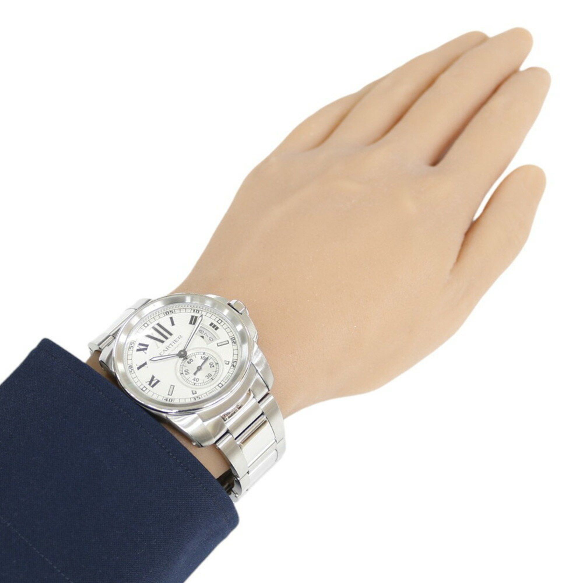 Cartier Cartier Calibre Watch, Stainless Steel W7100037, Automatic, Men's, CARTIER Size ONE SIZE - 2 Thumbnail