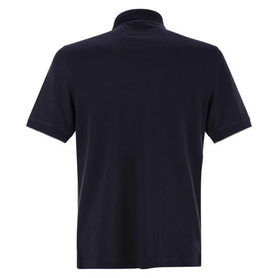 Brunello Cucinelli BRUNELLO CUCINELLI Men Polo Shirts ME8548788 NAVY Size US XL / EU 56 / 4 - 2 Thumbnail
