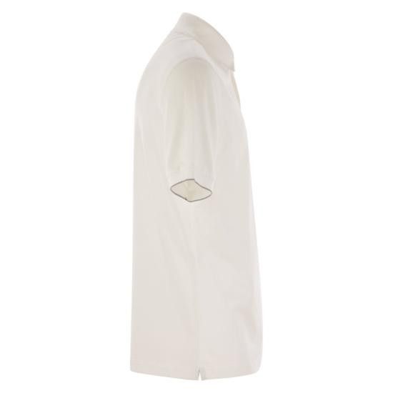 Brunello Cucinelli BRUNELLO CUCINELLI Men Polo Shirts ME8548788 WHITE Size US XL / EU 56 / 4 - 3 Thumbnail