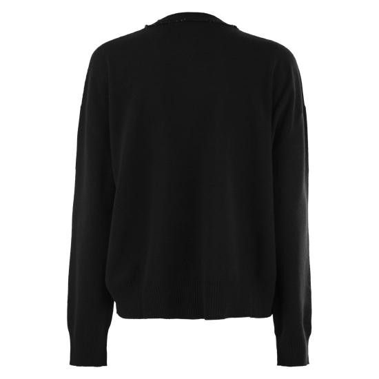 Fabiana Filippi FABIANA FILIPPI Women Sweater MAD214F015I947 BLACK Size M / US 6-8 / IT 42-44 - 2 Thumbnail