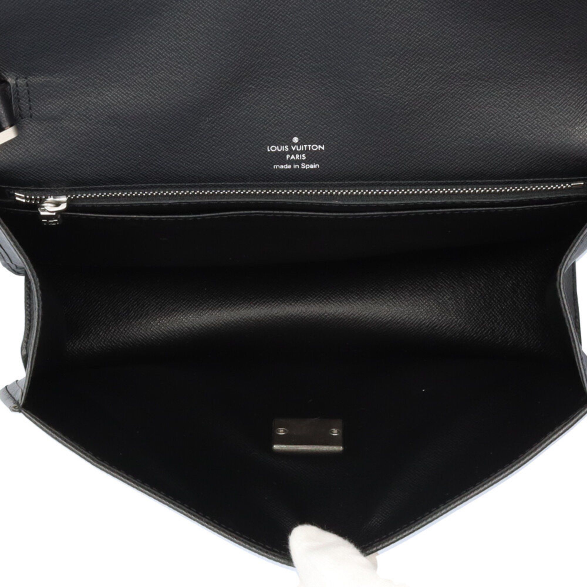 Louis Vuitton Louis Vuitton Selenga Taiga Second Bag M30782 Black Men's LOUIS VUITTON Size ONE SIZE - 6 Thumbnail