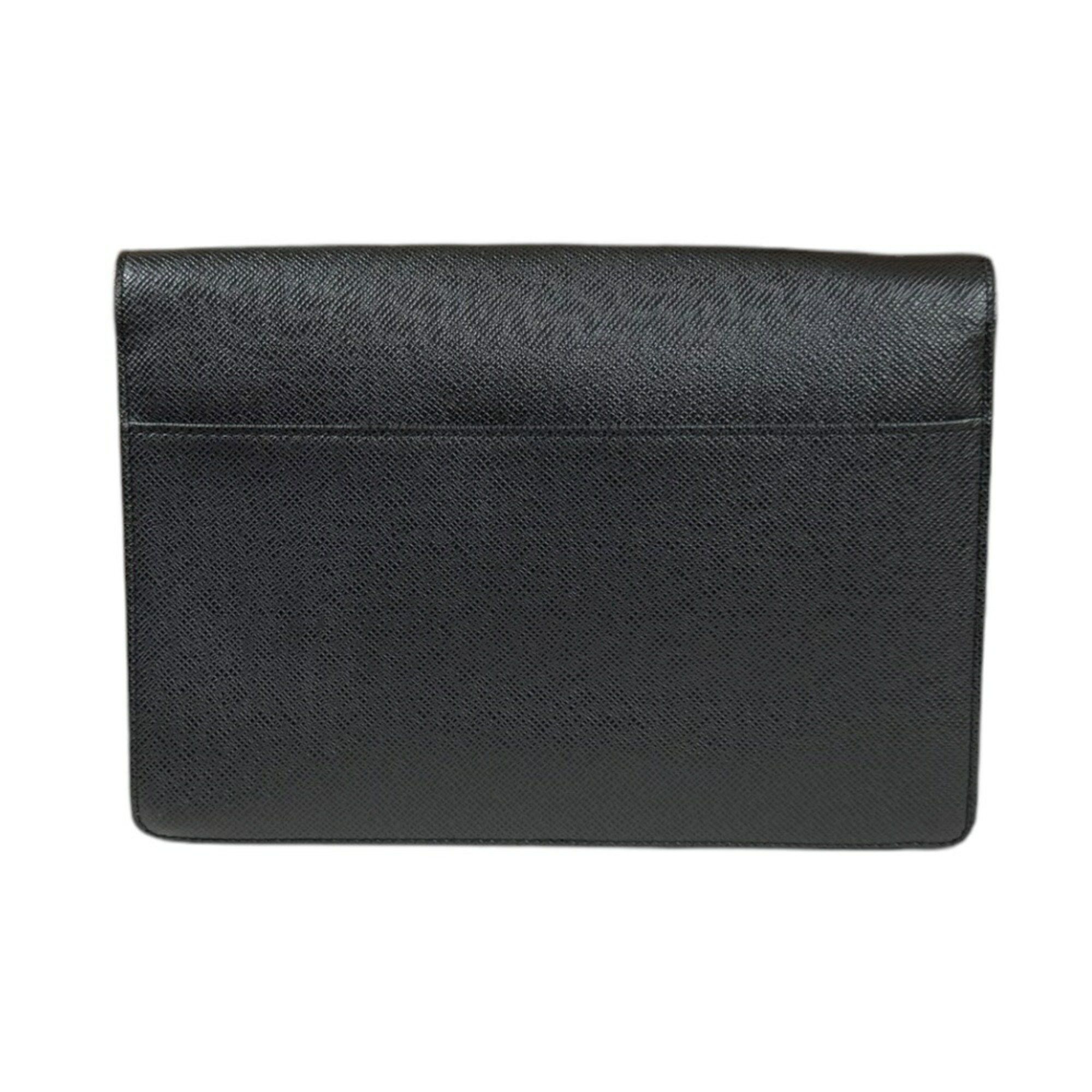 Louis Vuitton Louis Vuitton Selenga Taiga Second Bag M30782 Black Men's LOUIS VUITTON Size ONE SIZE - 3 Thumbnail