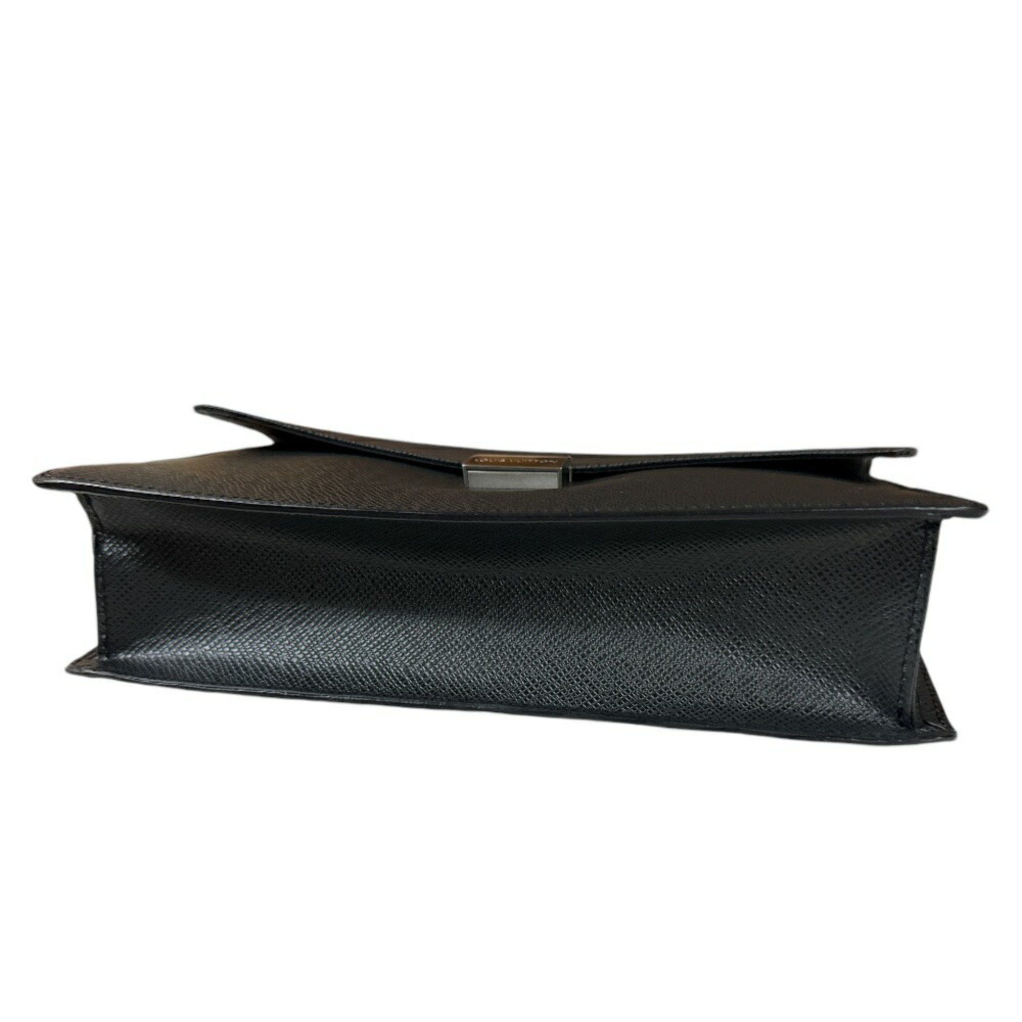 Louis Vuitton Louis Vuitton Selenga Taiga Second Bag M30782 Black Men's LOUIS VUITTON Size ONE SIZE - 5 Thumbnail