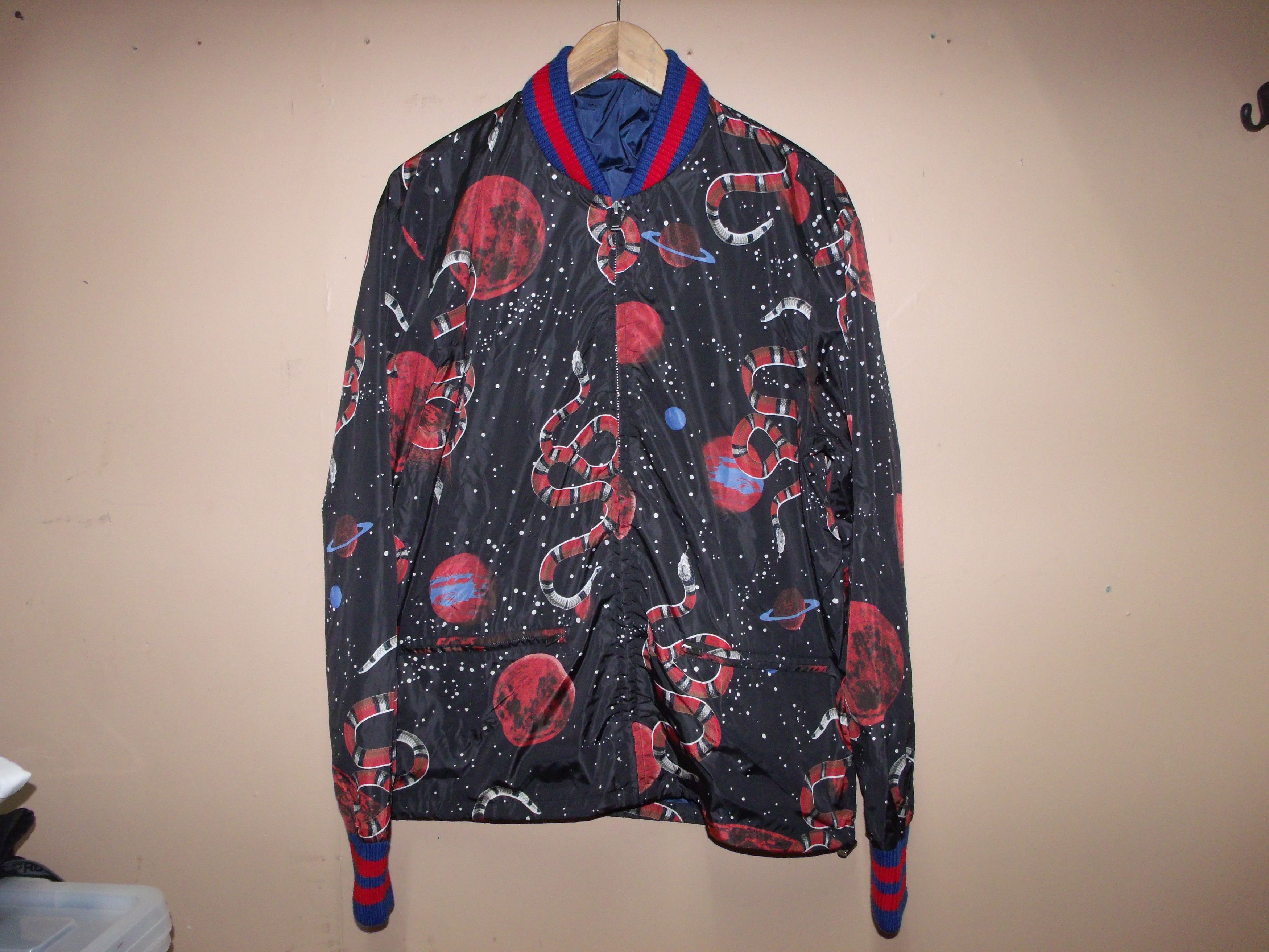 Gucci GUCCI SPACE SNAKE WINDBREAKER Grailed