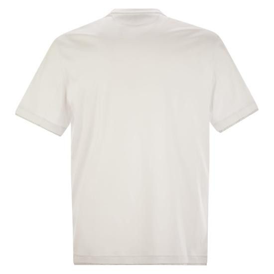 Brunello Cucinelli BRUNELLO CUCINELLI Men Polo Shirts M0B137427G WHITE Size US XL / EU 56 / 4 - 2 Thumbnail