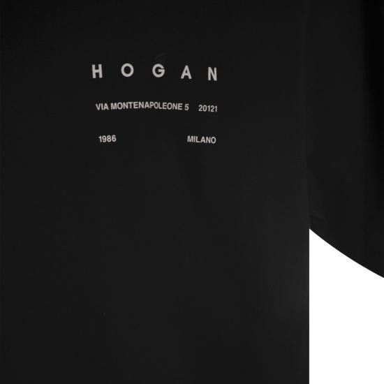 Hogan HOGAN Men Polo Shirts KQUB3492020WNR BLACK Size US L / EU 52-54 / 3 - 4 Thumbnail