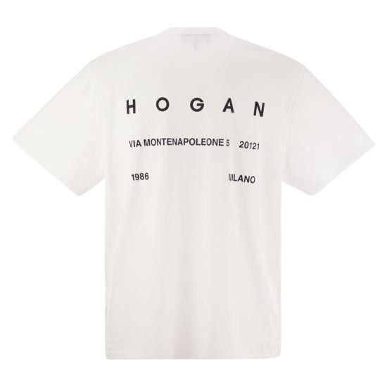 Hogan HOGAN Men Polo Shirts KQUB3492020WNR WHITE Size US L / EU 52-54 / 3 - 2 Thumbnail