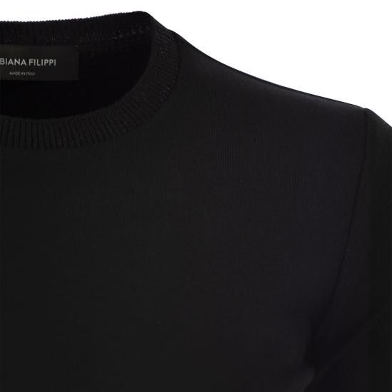 Fabiana Filippi FABIANA FILIPPI Women Polo Shirts JED214F399I963 BLACK Size L / US 10 / IT 46 - 4 Thumbnail