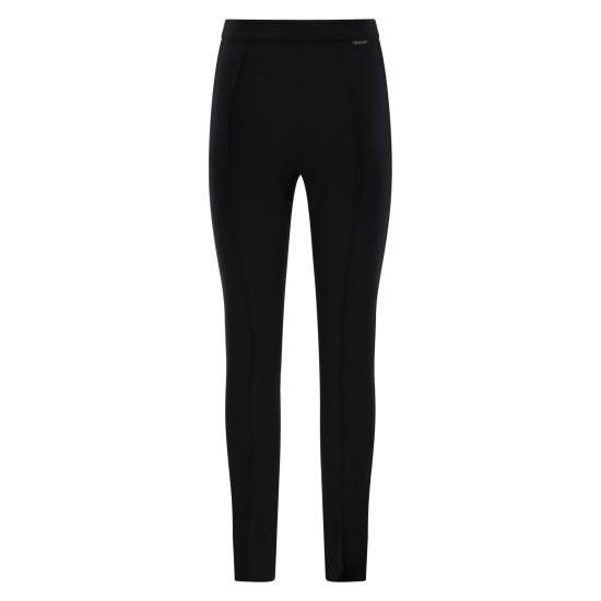 Moncler MONCLER Women Straight Pants J20932A00018 BLACK Size 27" / US 4 / IT 40 - 2 Thumbnail