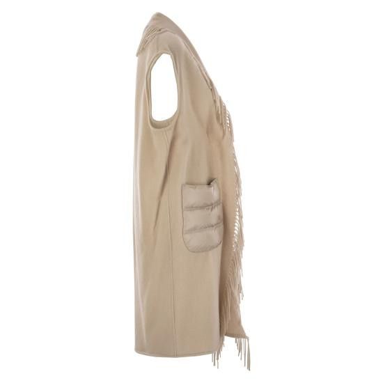 Herno HERNO Women Vests GC00067DR BEIGE Size M / US 6-8 / IT 42-44 - 3 Thumbnail