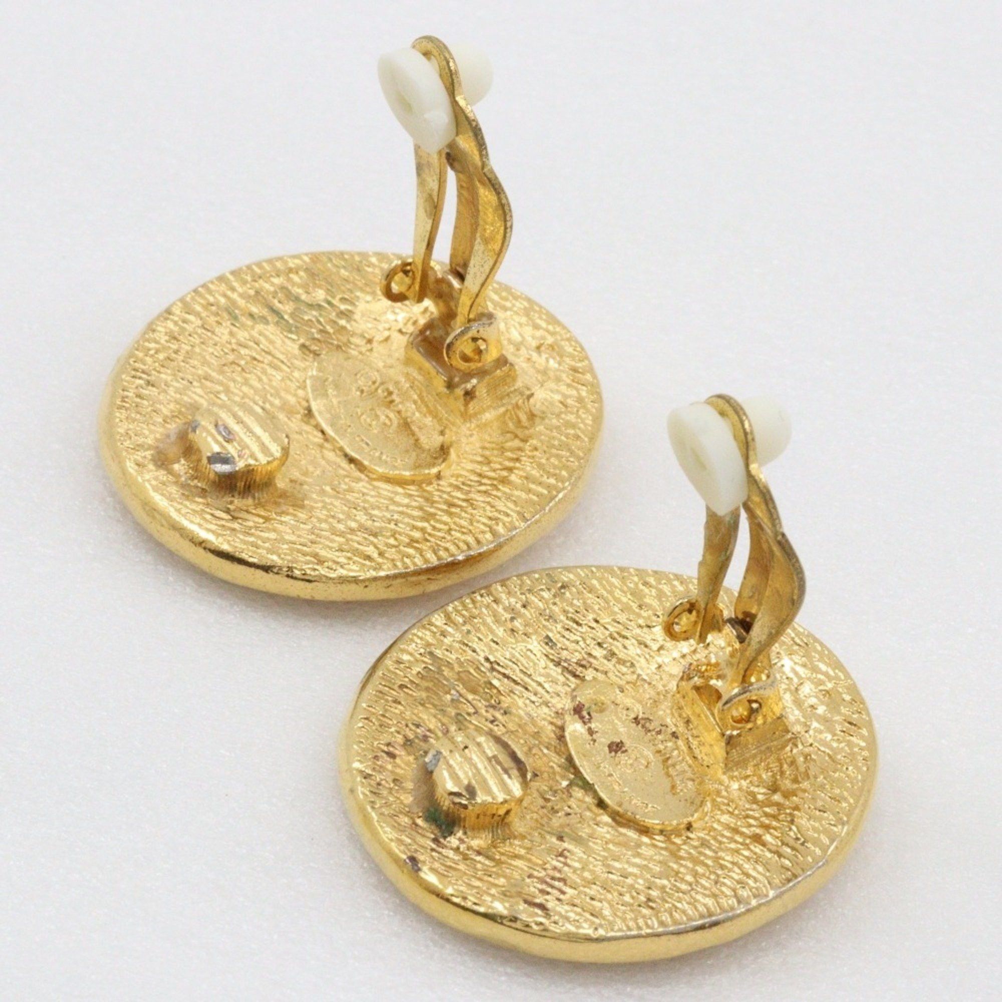 Chanel CHANEL 31 RUE CAMBON Earrings, Gold Plated, Approx. 23g, CAMBON, Women's Size ONE SIZE - 6 Thumbnail