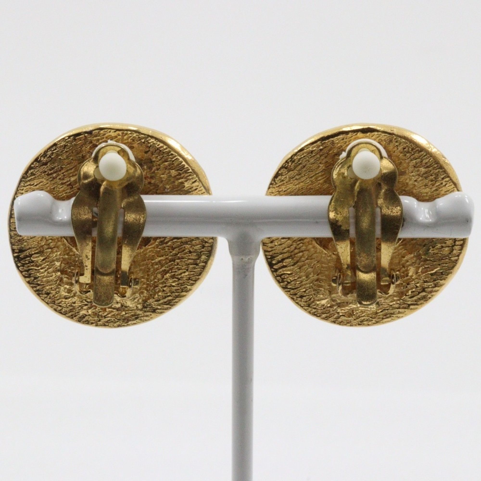 Chanel CHANEL 31 RUE CAMBON Earrings, Gold Plated, Approx. 23g, CAMBON, Women's Size ONE SIZE - 3 Thumbnail