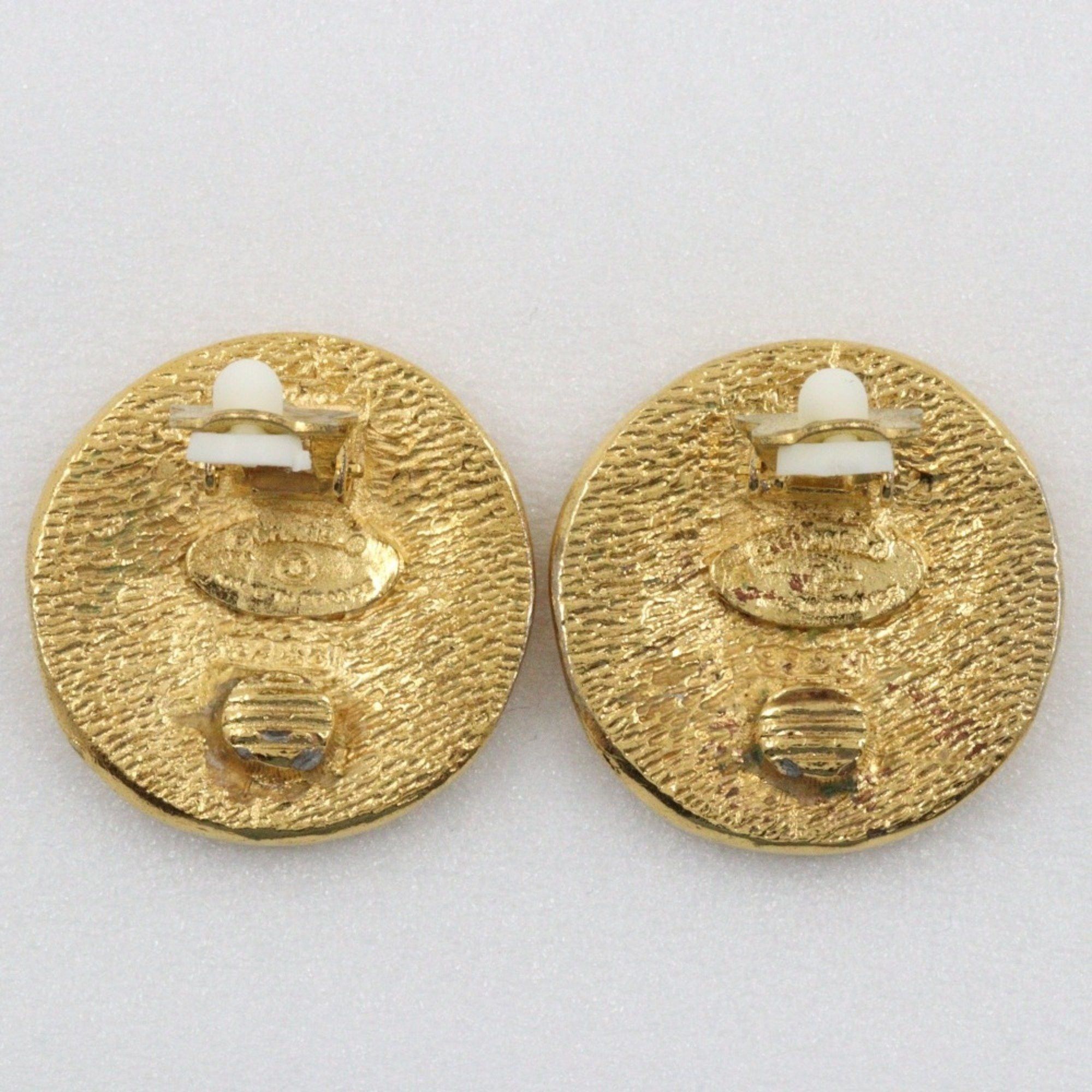 Chanel CHANEL 31 RUE CAMBON Earrings, Gold Plated, Approx. 23g, CAMBON, Women's Size ONE SIZE - 4 Thumbnail