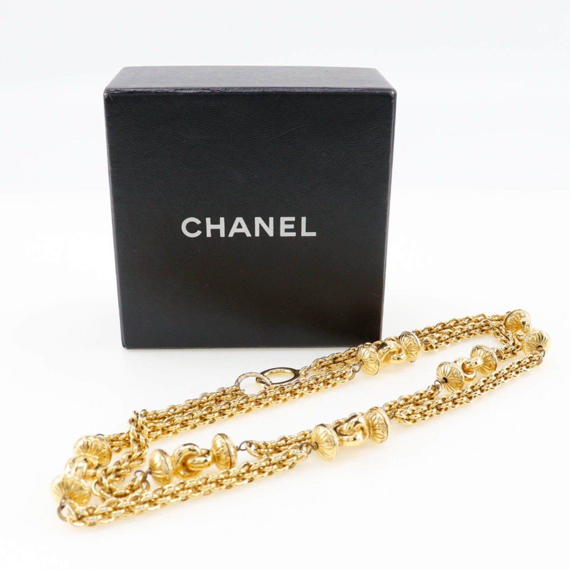 Chanel CHANEL Long Necklace Gold Plated Approx. 144g Women's Size ONE SIZE - 10 Thumbnail