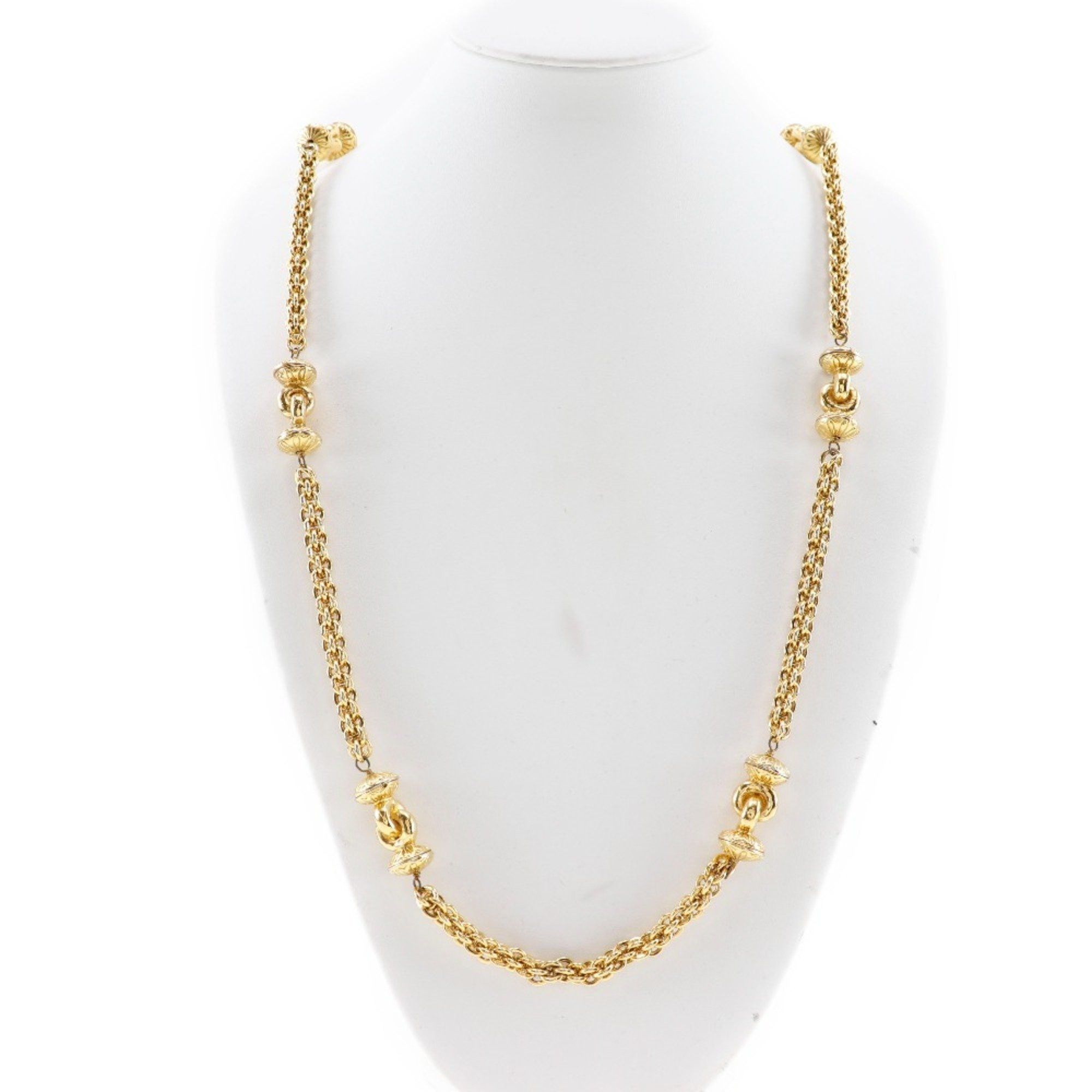 Chanel CHANEL Long Necklace Gold Plated Approx. 144g Women's Size ONE SIZE - 2 Thumbnail