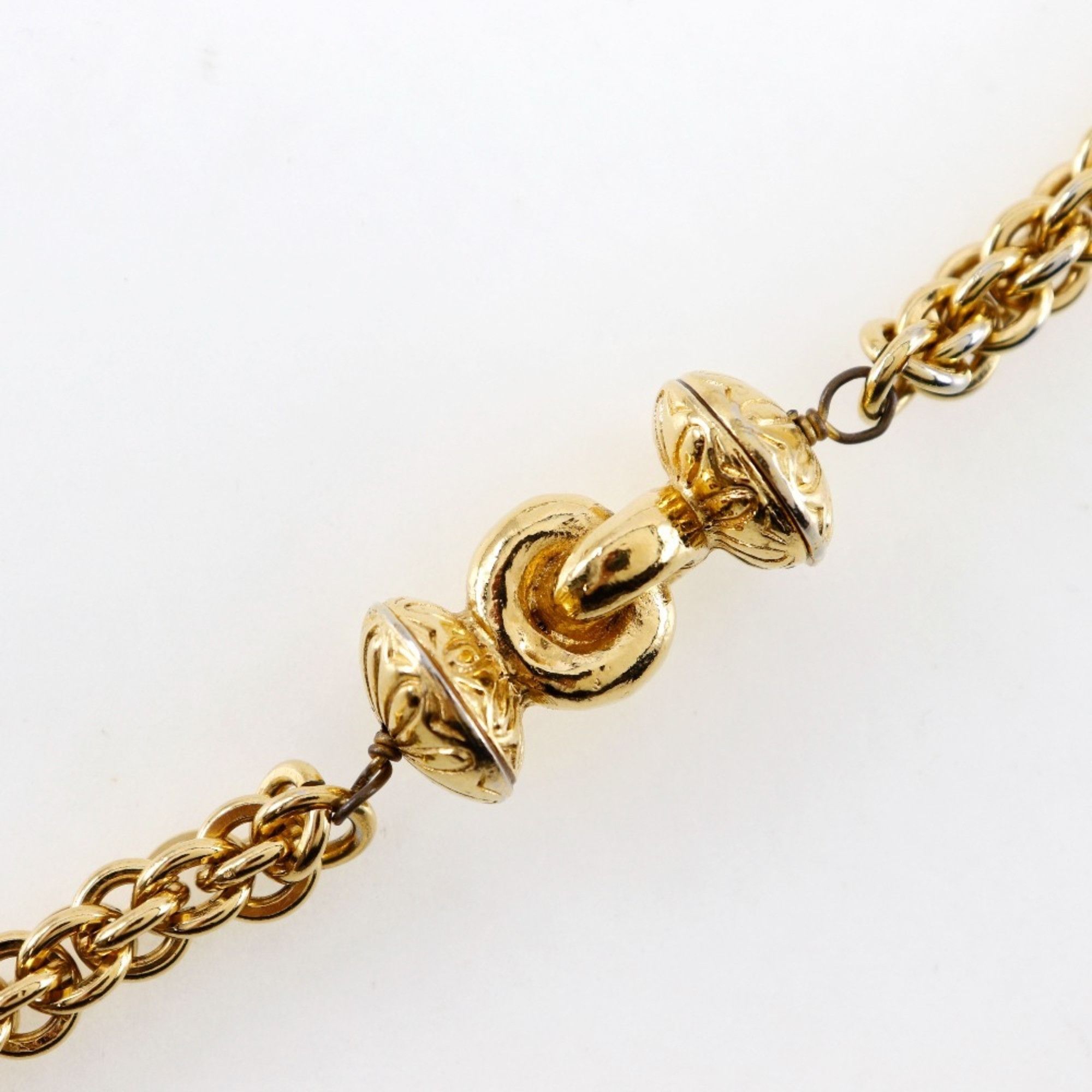 Chanel CHANEL Long Necklace Gold Plated Approx. 144g Women's Size ONE SIZE - 6 Thumbnail