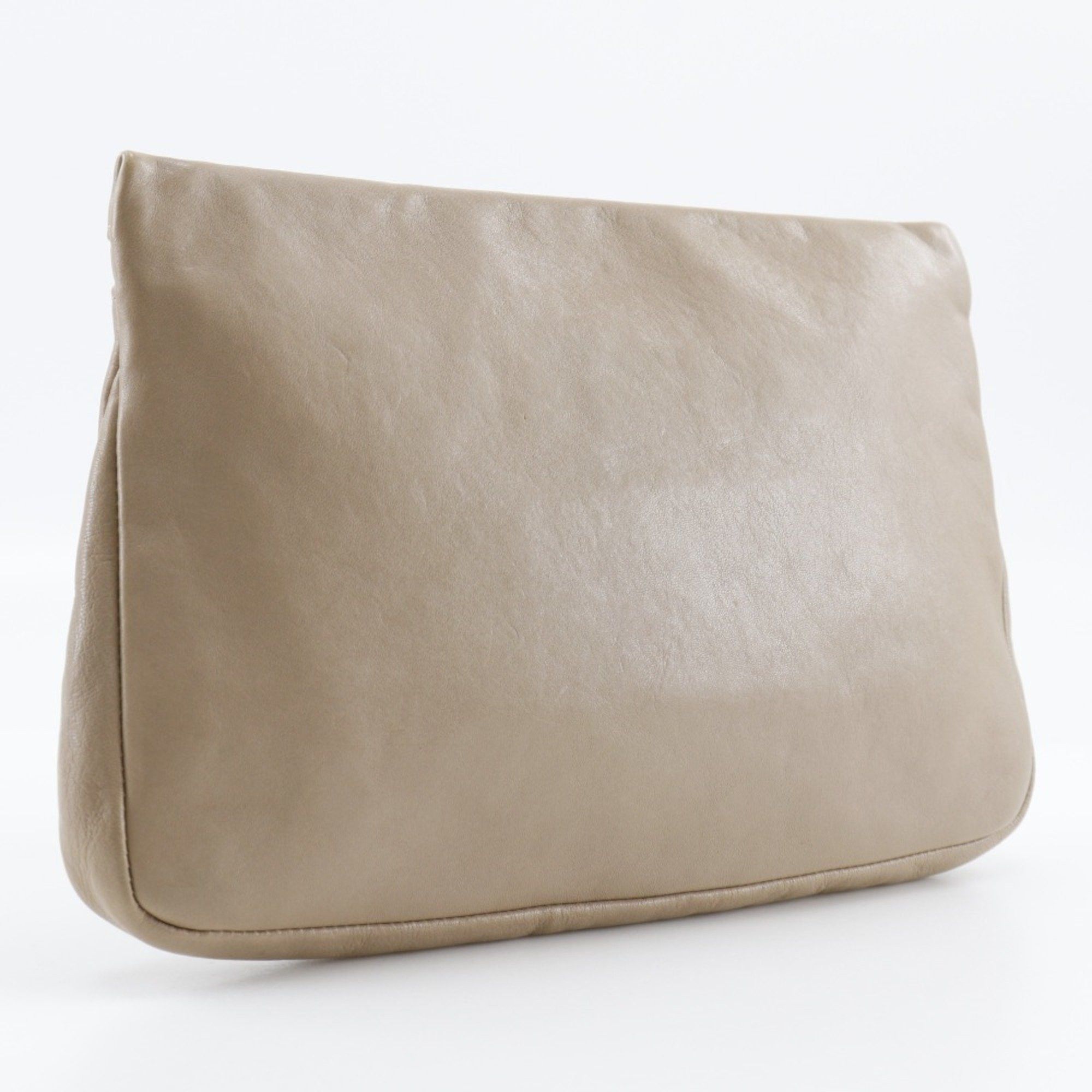 Jimmy Choo JIMMY CHOO Star Studs Pouch Leather Beige Women's H211824708 Size ONE SIZE - 3 Thumbnail