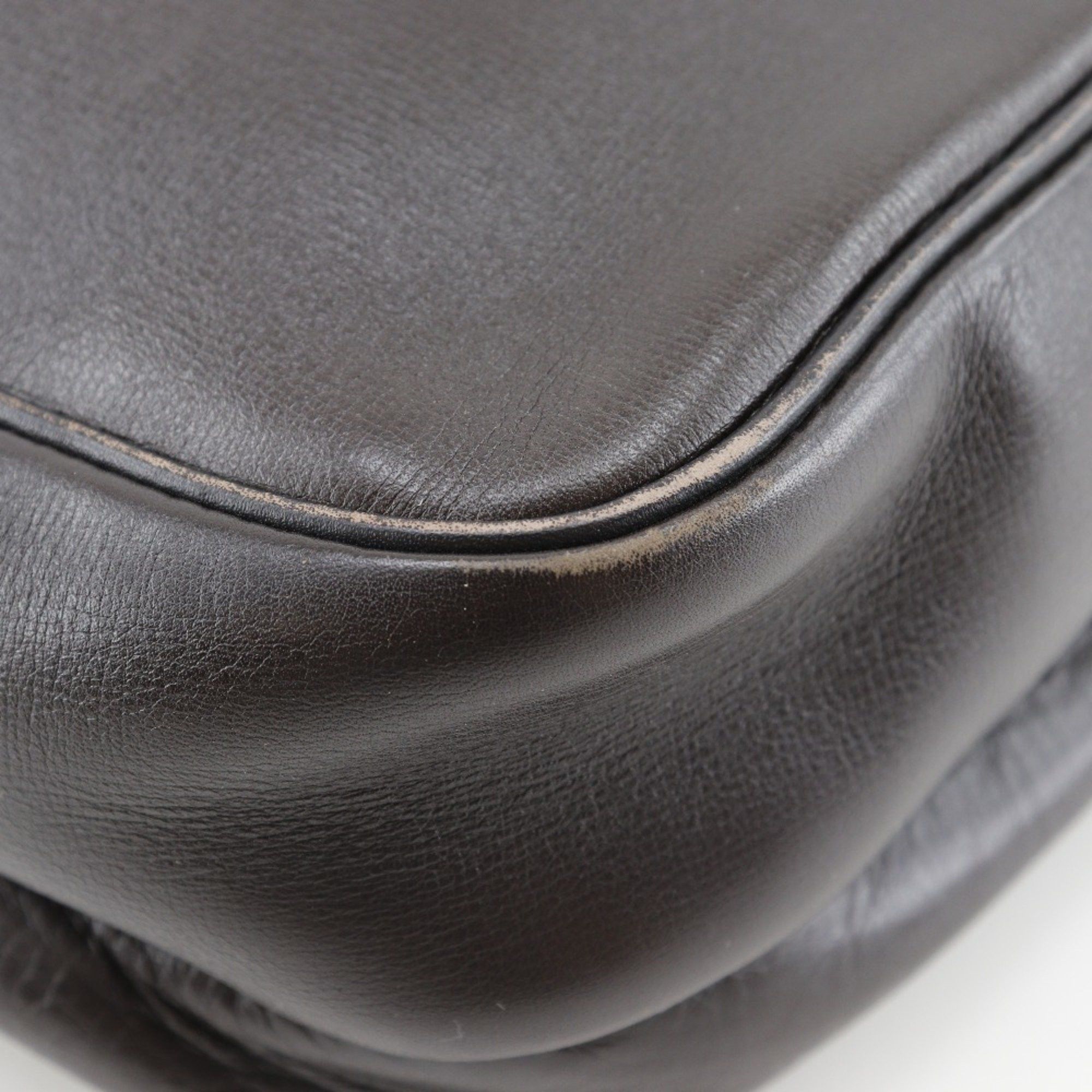 Louis Vuitton Louis Vuitton Irokuwa Shoulder Bag Utah M92534 Leather Cafe 2007 Brown TH1047 Double Men's Size ONE SIZE - 7 Thumbnail