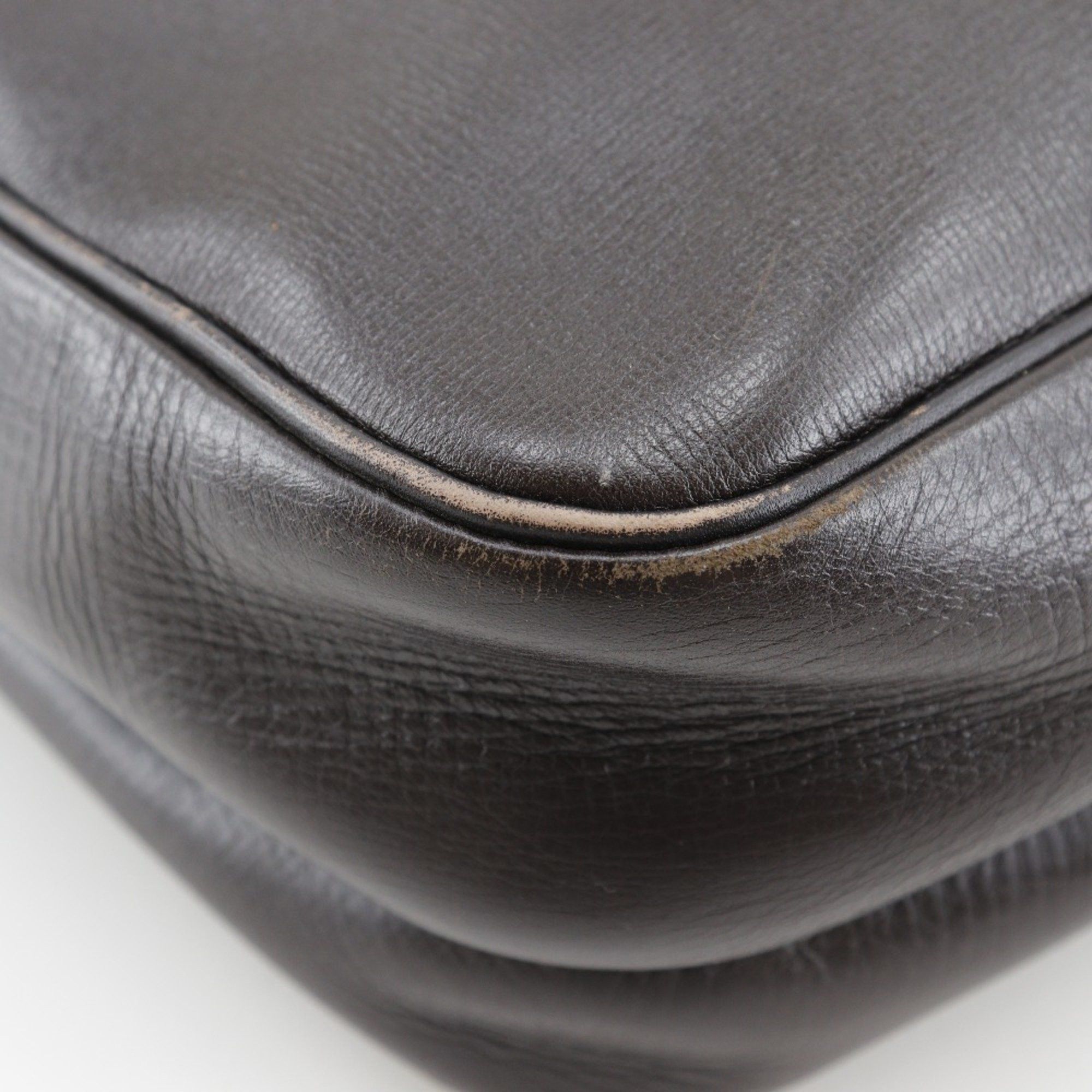 Louis Vuitton Louis Vuitton Irokuwa Shoulder Bag Utah M92534 Leather Cafe 2007 Brown TH1047 Double Men's Size ONE SIZE - 6 Thumbnail