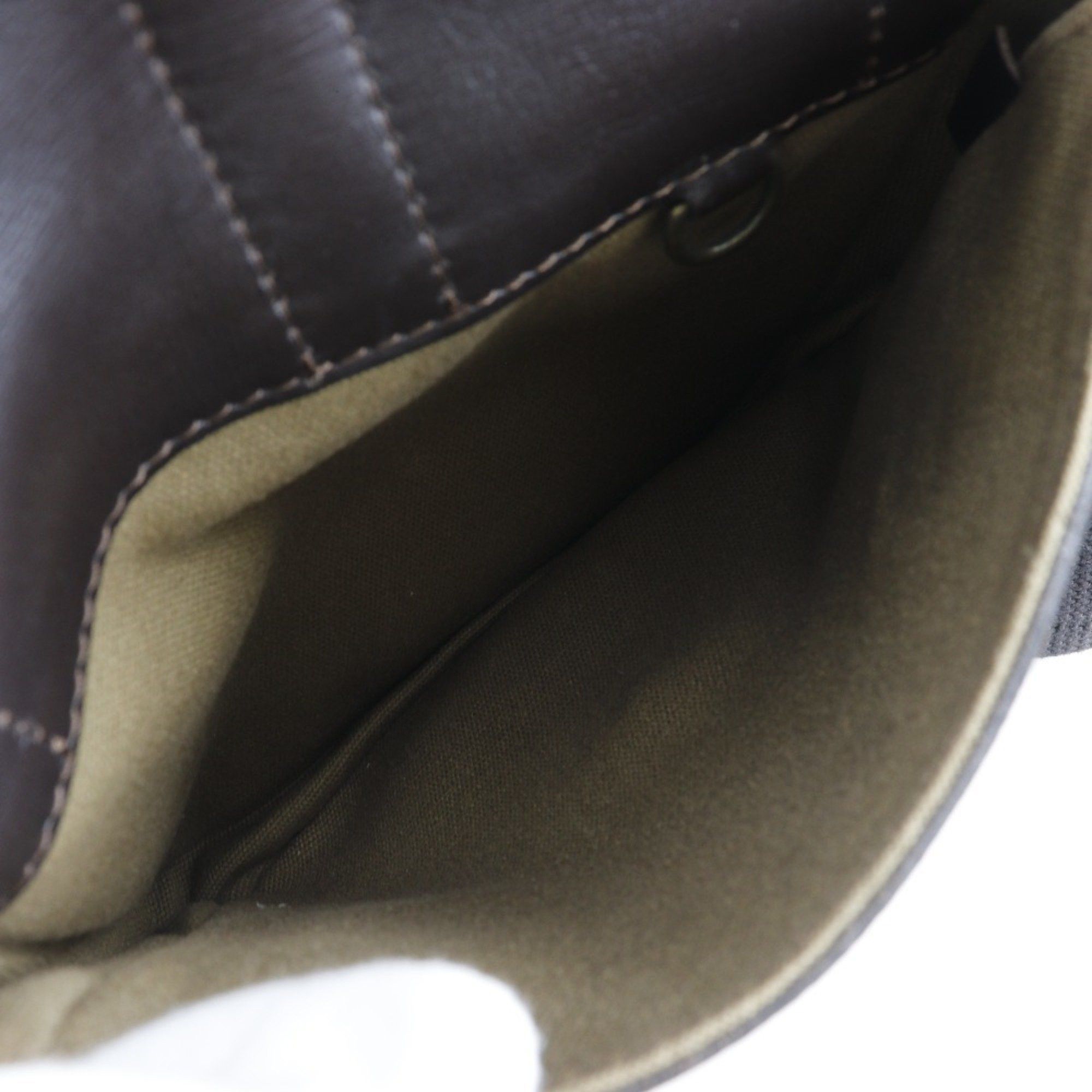 Louis Vuitton Louis Vuitton Irokuwa Shoulder Bag Utah M92534 Leather Cafe 2007 Brown TH1047 Double Men's Size ONE SIZE - 9 Thumbnail