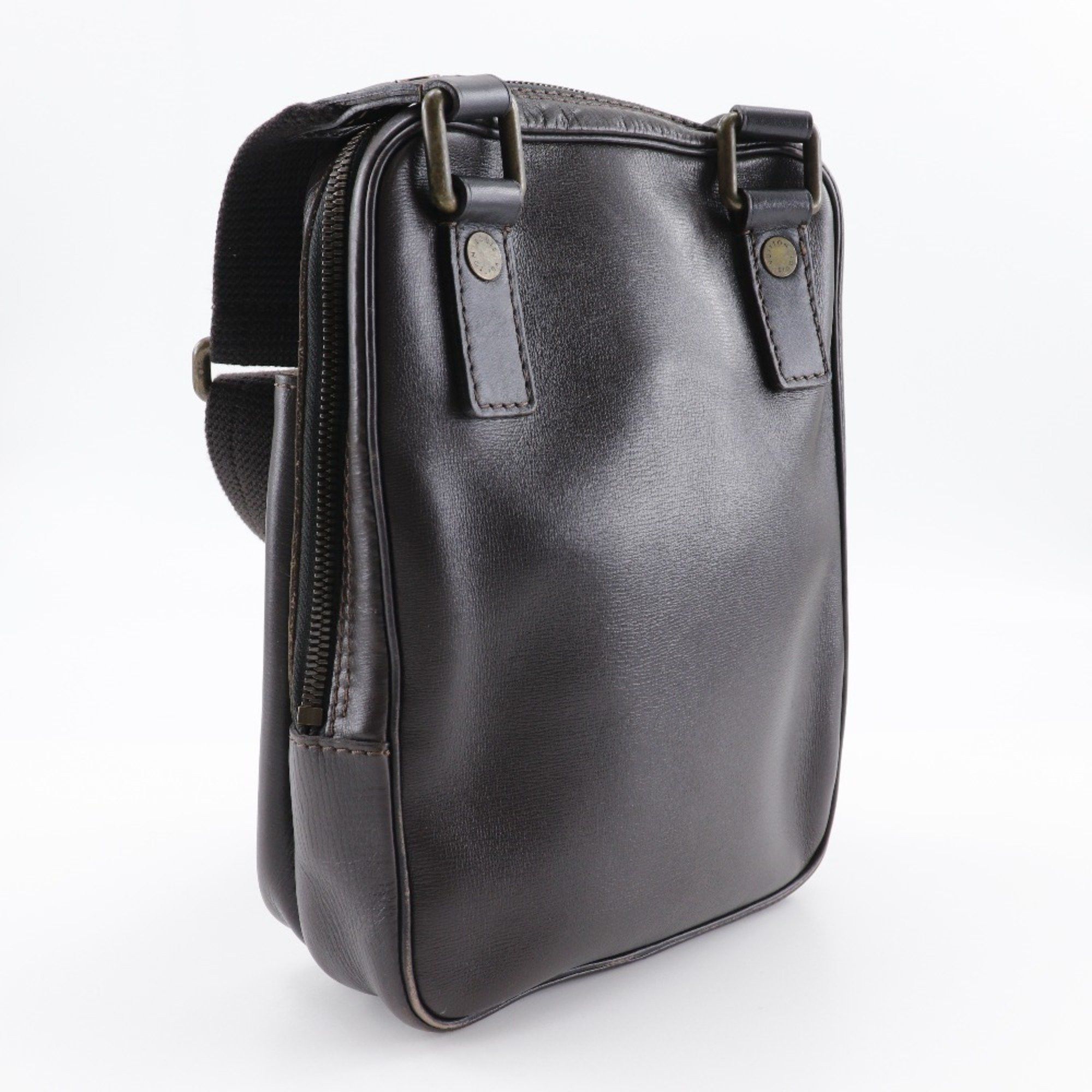 Louis Vuitton Louis Vuitton Irokuwa Shoulder Bag Utah M92534 Leather Cafe 2007 Brown TH1047 Double Men's Size ONE SIZE - 3 Thumbnail