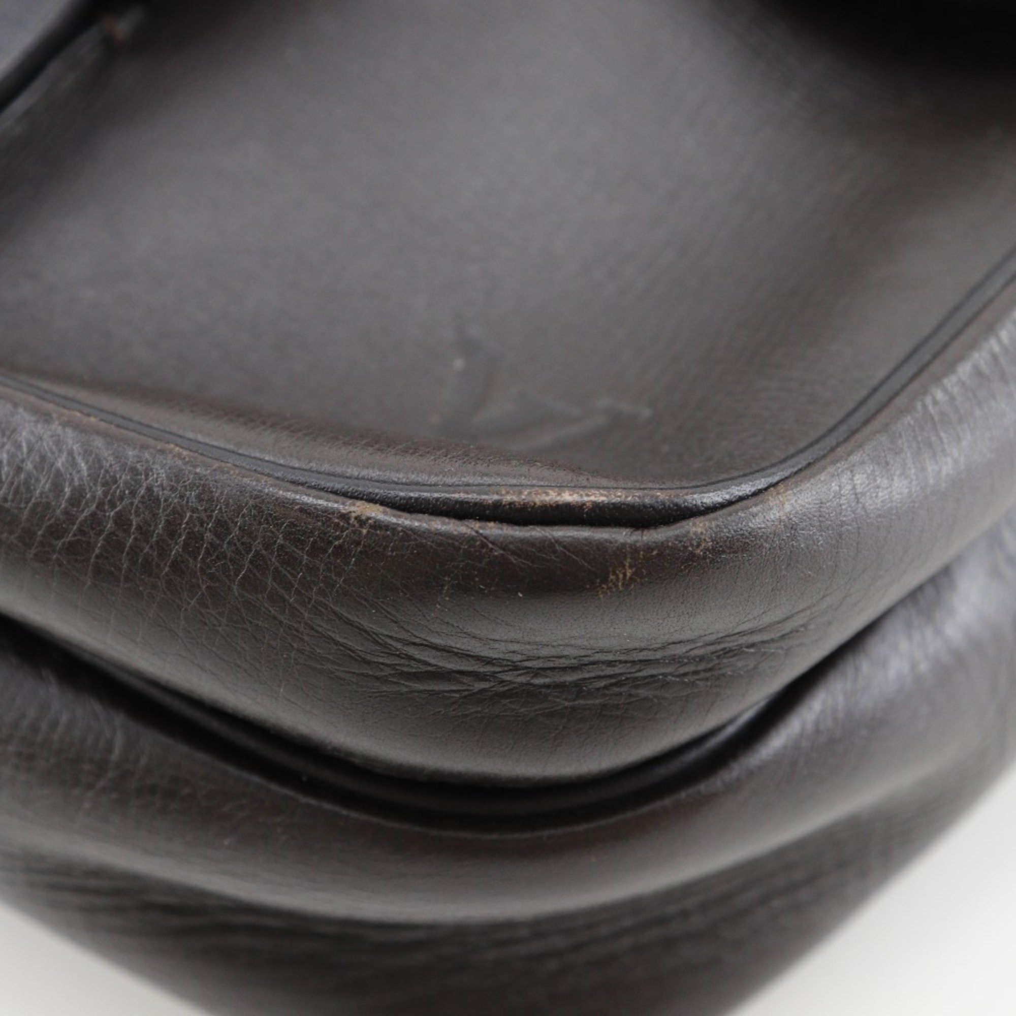 Louis Vuitton Louis Vuitton Irokuwa Shoulder Bag Utah M92534 Leather Cafe 2007 Brown TH1047 Double Men's Size ONE SIZE - 5 Thumbnail
