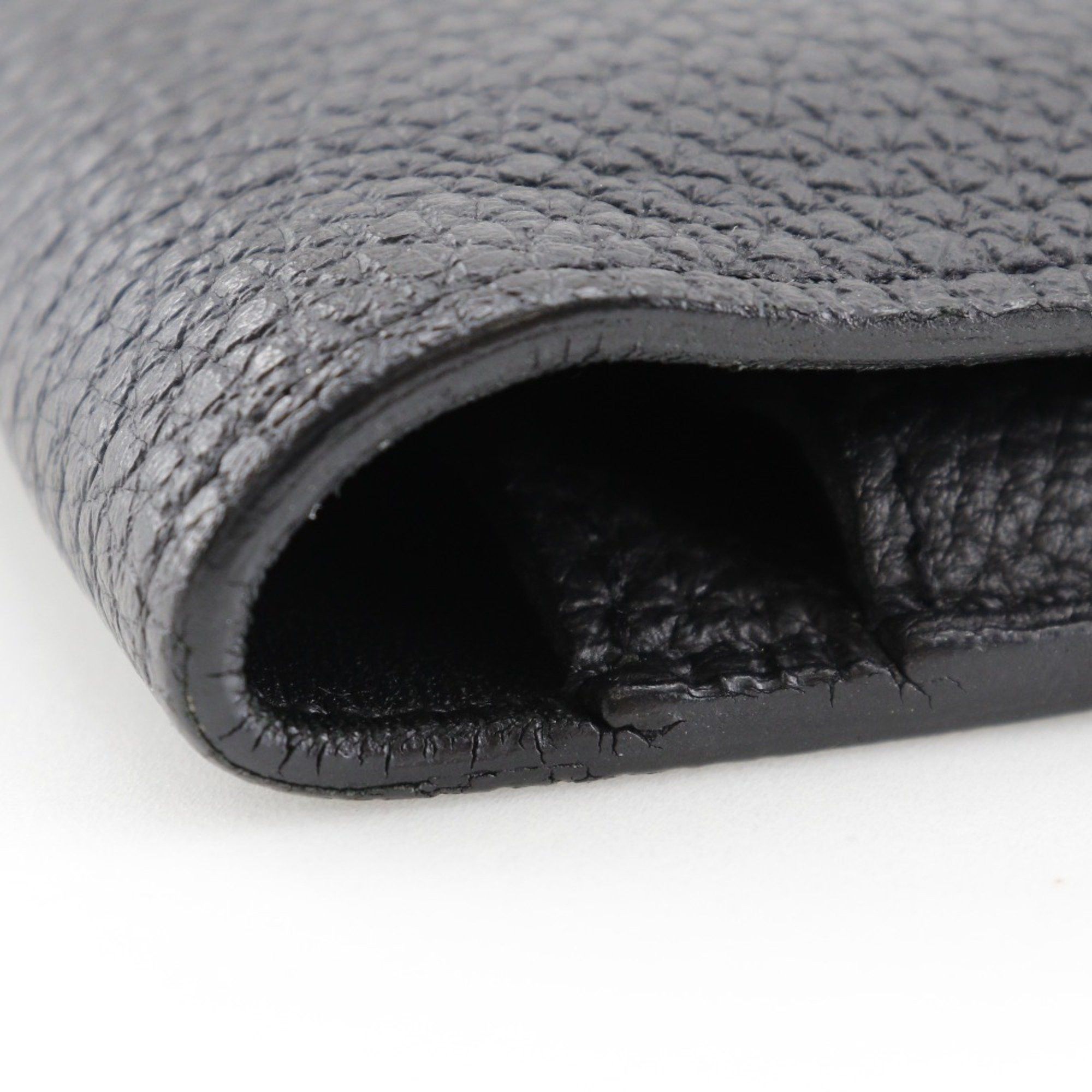 Hermes Hermes Dogon GM Long Wallet Togo 2014 Black □R Belt Clasp Unisex Size ONE SIZE - 9 Thumbnail