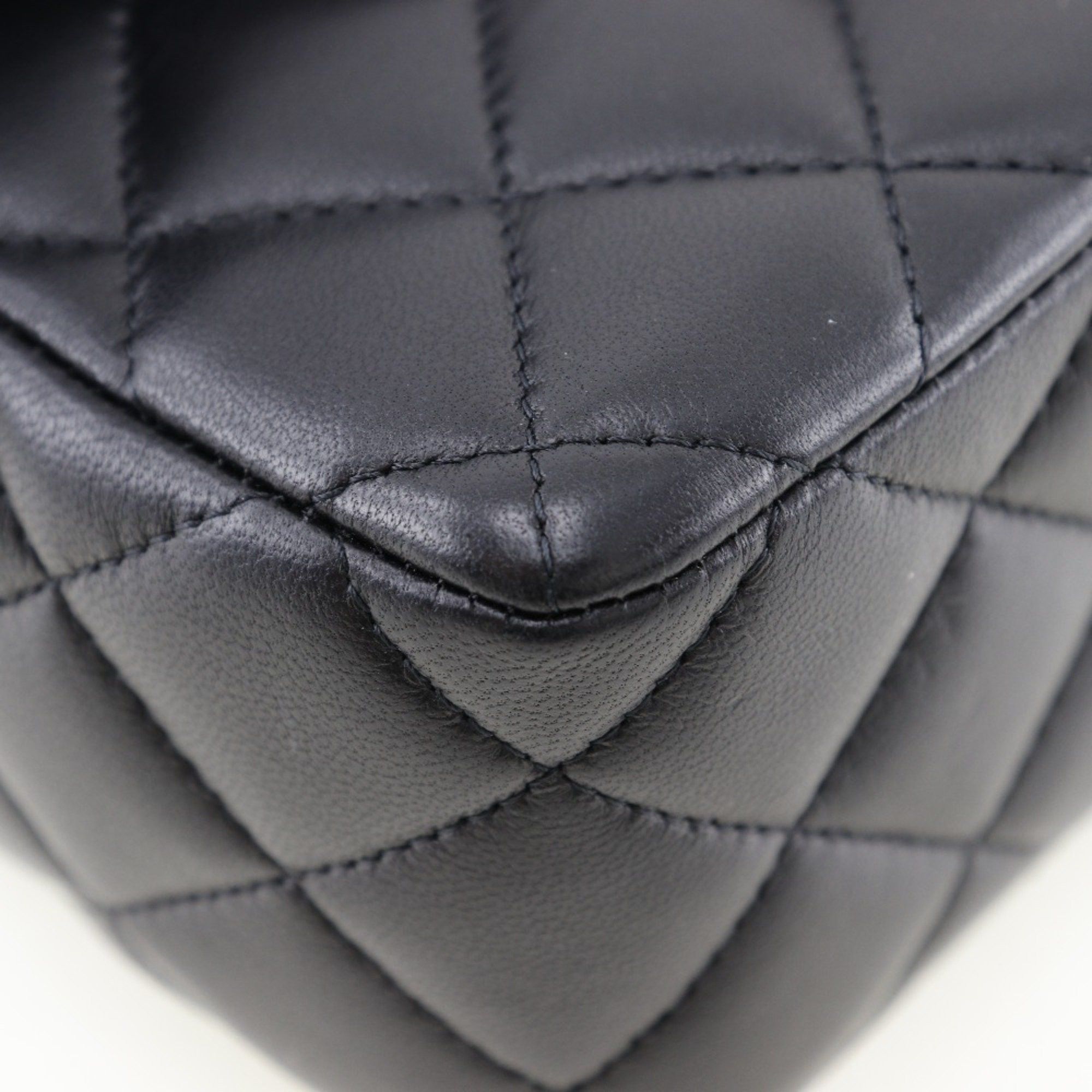 Chanel CHANEL Matelasse Shoulder Bag Chain Coco Mark Charm Calfskin Black Turn Lock Women's Size ONE SIZE - 4 Thumbnail