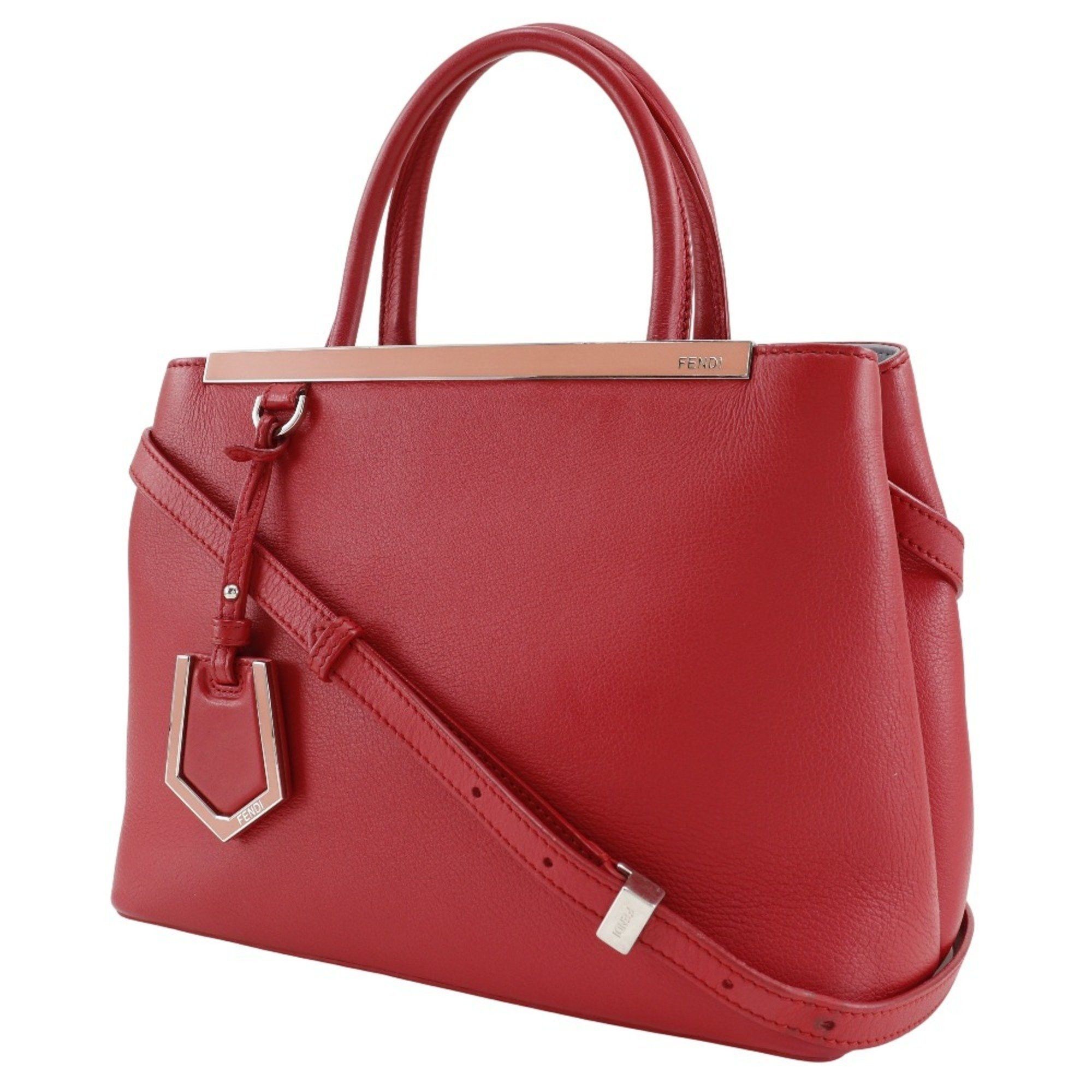 Fendi FENDI Petite to Jules handbag shoulder bag 8BH253 calf red 2way type women's Size ONE SIZE - 2 Thumbnail