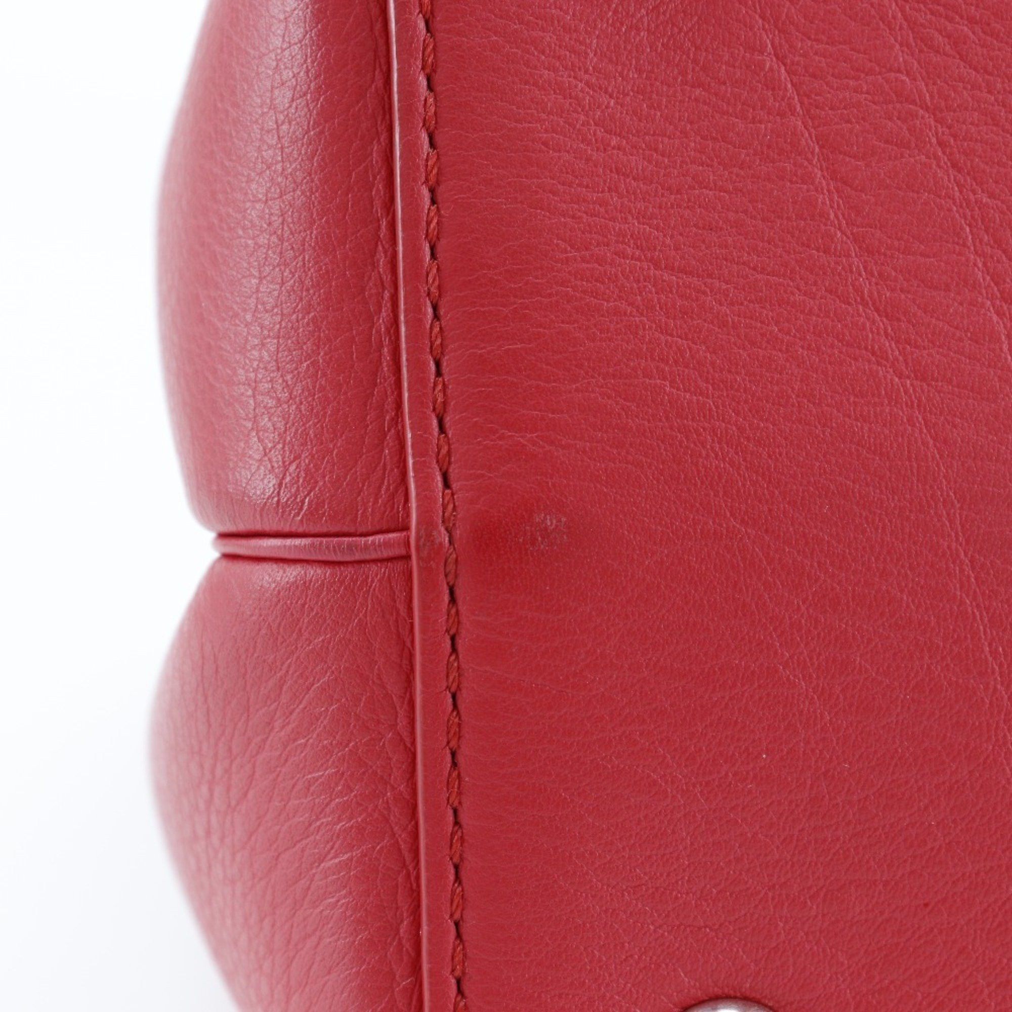 Fendi FENDI Petite to Jules handbag shoulder bag 8BH253 calf red 2way type women's Size ONE SIZE - 9 Thumbnail