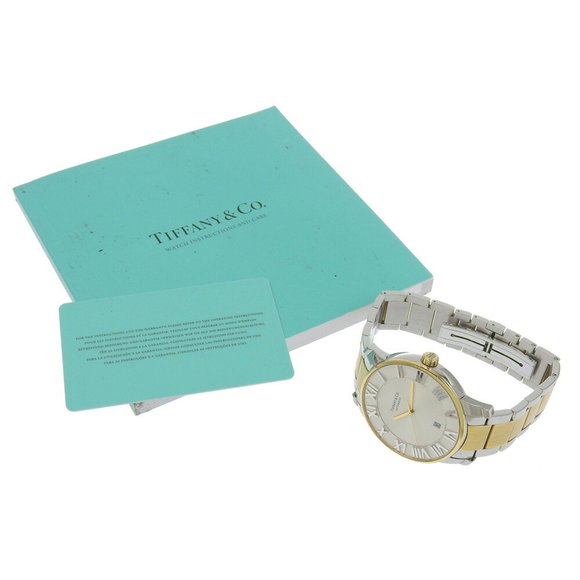 Tiffany & Co. Tiffany & Co. Atlas Dome Watch Z1810.68.15A21A00A Stainless Steel Automatic White Dial Men's Size ONE SIZE - 7 Thumbnail
