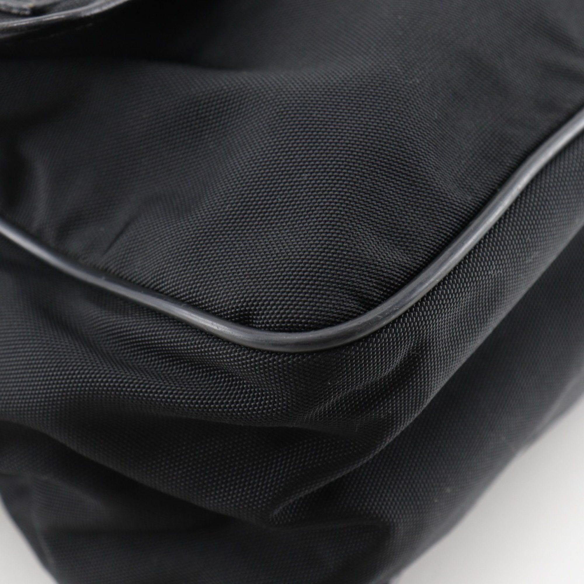 Gucci GUCCI Crossbody Shoulder Bag 019 0376 Nylon Canvas Black Velcro Men's Size ONE SIZE - 4 Thumbnail