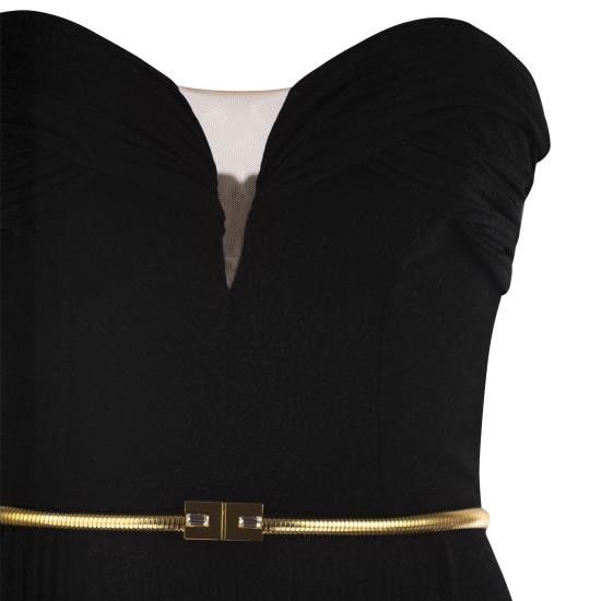 Elisabetta Franchi ELISABETTA FRANCHI Women Mid Skirts AB62847E2 BLACK Size XS / US 0-2 / IT 36-38 - 4 Thumbnail