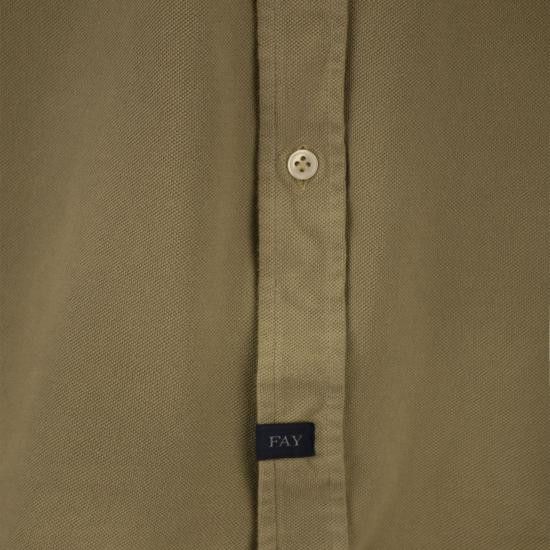 Fay FAY Men Long Tops NRMA348257TVXF KAKI Size US XL / EU 56 / 4 - 4 Thumbnail