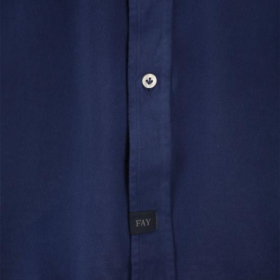 Fay FAY Men Long Tops NRMA348257TVXF BLUE Size US XXL / EU 58 / 5 - 4 Thumbnail
