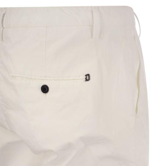 Dondup DONDUP Men Straight Pants UP518 PSE025U PTD DU WHITE Size US 35 - 4 Thumbnail