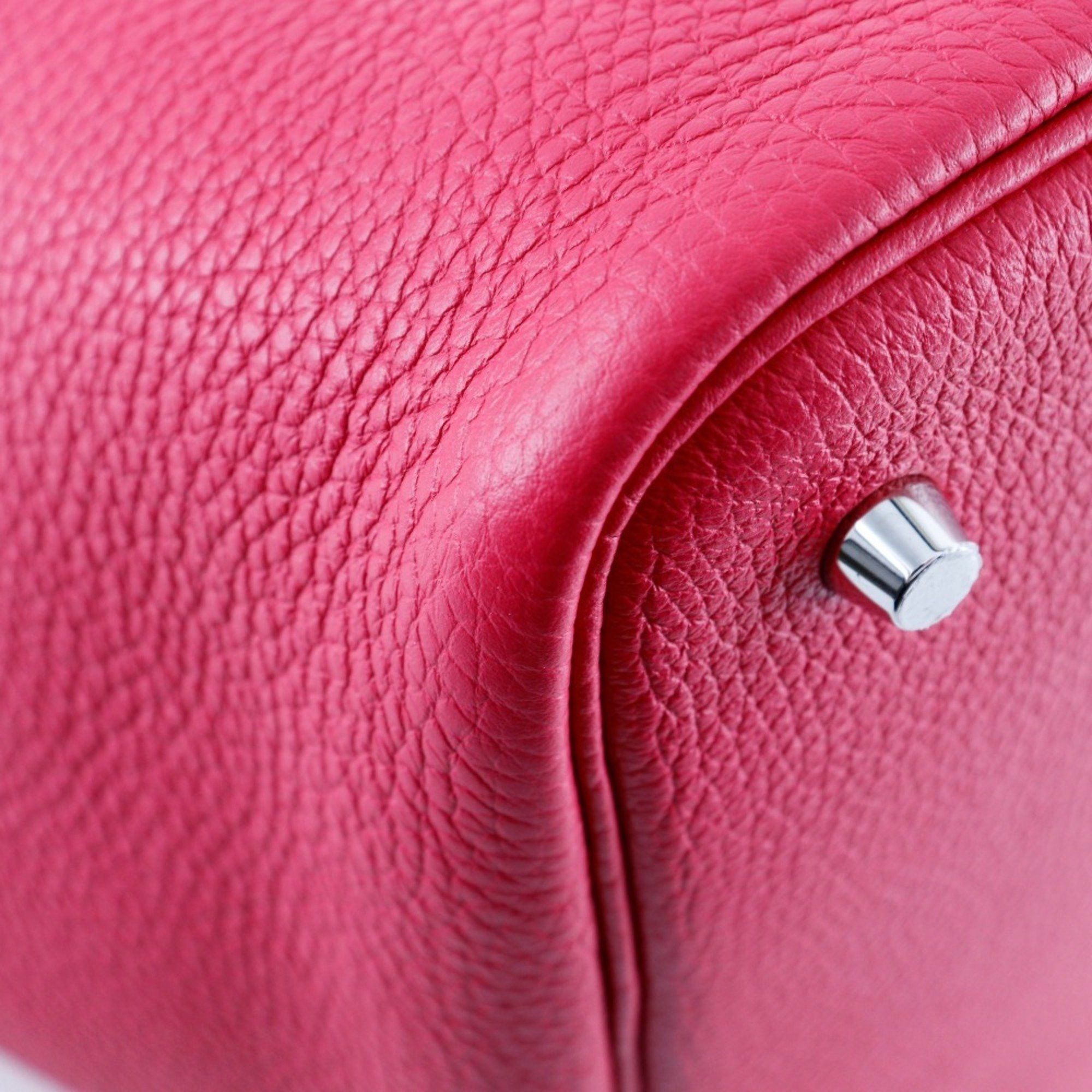 Hermes Hermes Picotin Lock MM Handbag Togo Rose Extreme 2017 Pink A Belt Clasp LockMM Women's Size ONE SIZE - 4 Thumbnail