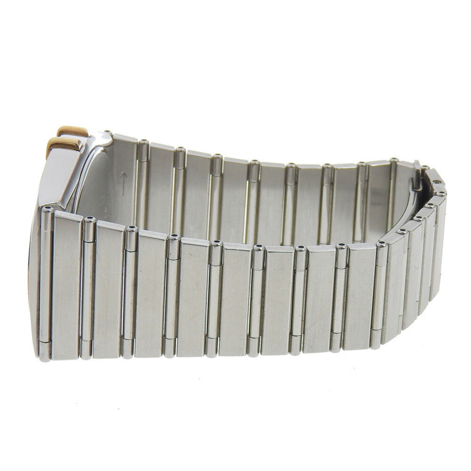 Omega OMEGA Constellation Day-Date Watch Stainless Steel x 18K Yellow Gold Quartz Multi-Hand Analog Display White Dial Boys Size ONE SIZE - 4 Thumbnail