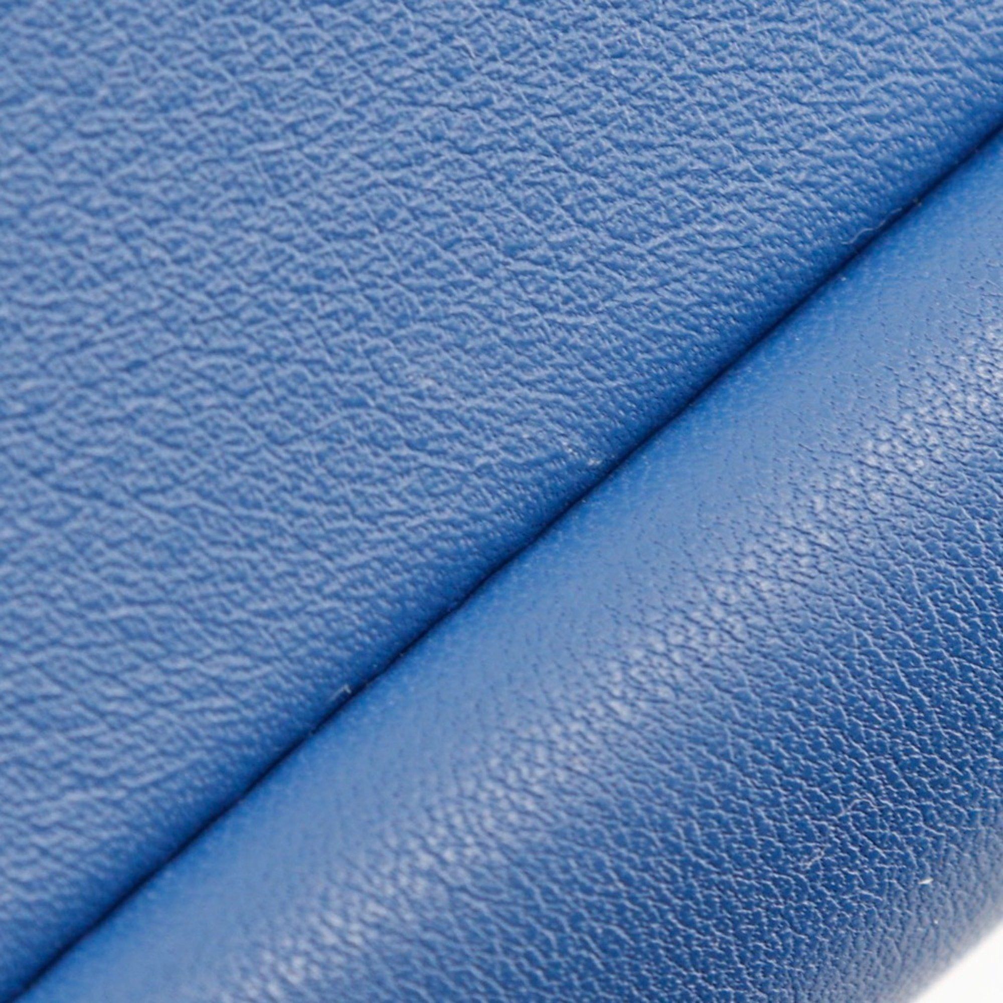 Chanel CHANEL Trendy Bowling Bag Handbag Shoulder Calfskin Blue 2way Double Women's Size ONE SIZE - 10 Thumbnail