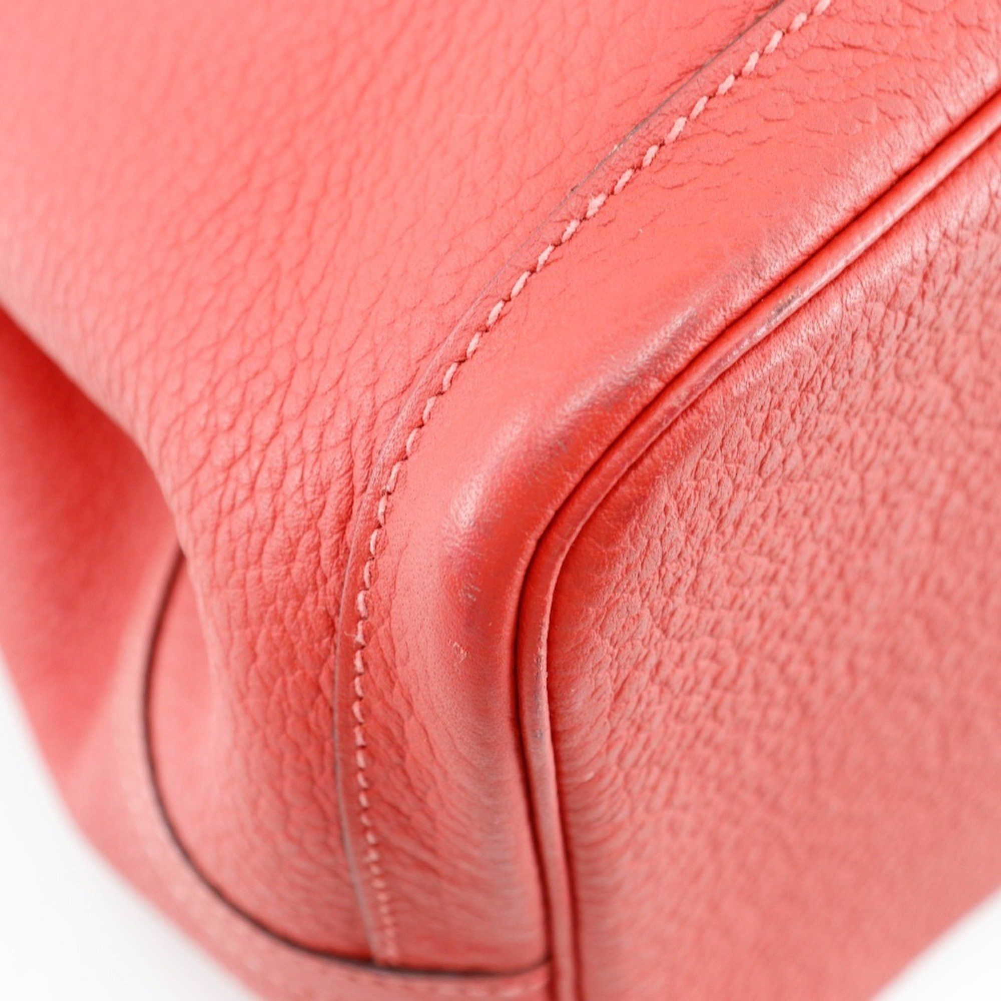 Hermes Hermes Garden PM Tote Bag Negonda 2014 Red □R Snap Button Party Ladies Size ONE SIZE - 4 Thumbnail