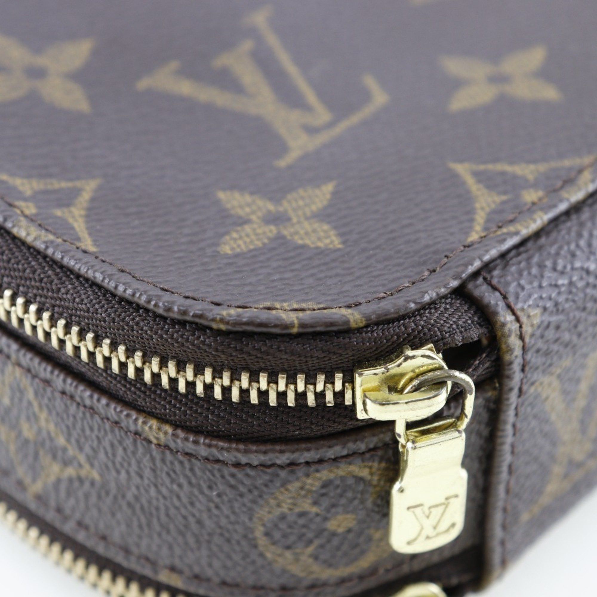 Louis Vuitton Louis Vuitton Truth Brush PM Pouch M47510 Monogram Canvas 2002 Brown VI0092 Women's Size ONE SIZE - 4 Thumbnail