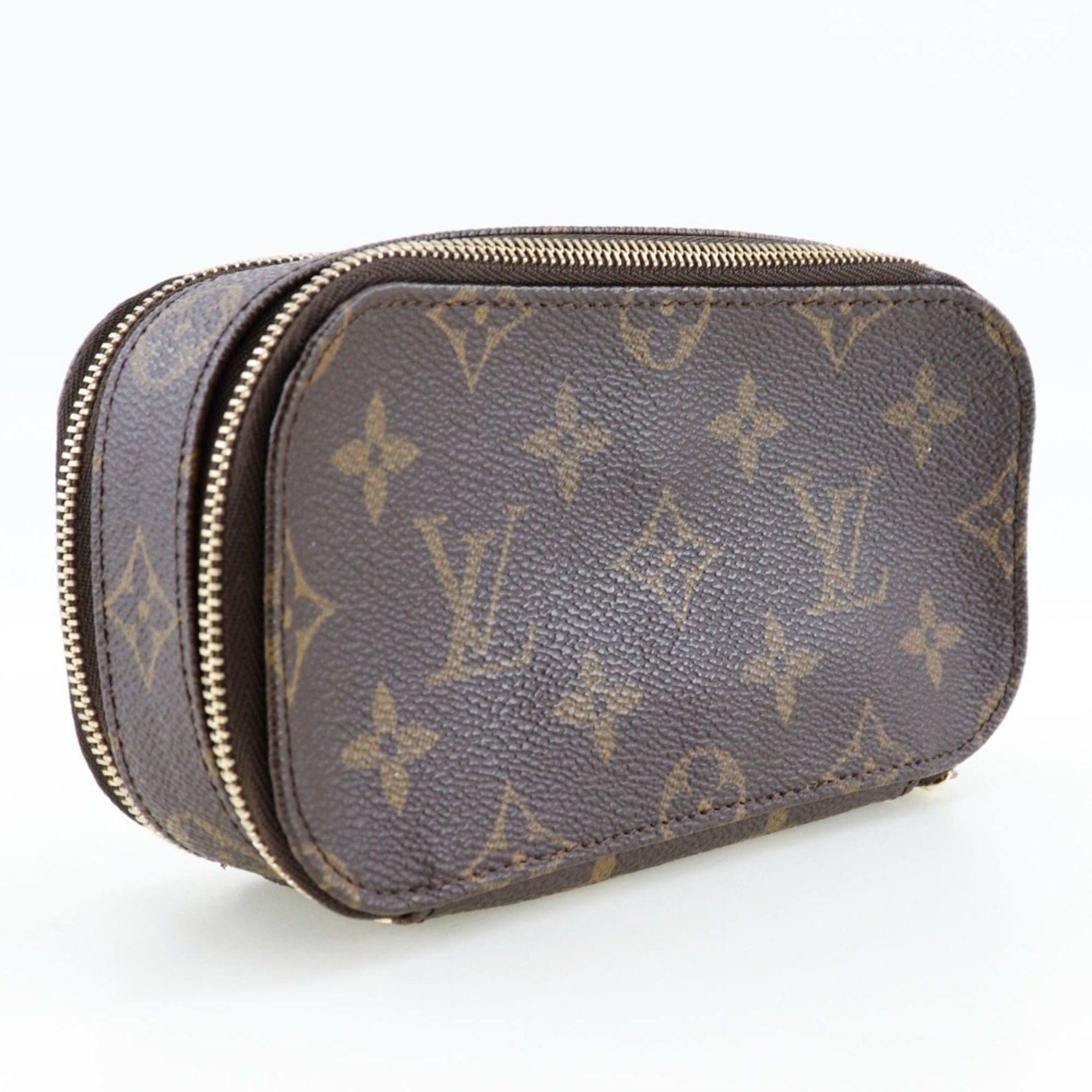 Louis Vuitton Louis Vuitton Truth Brush PM Pouch M47510 Monogram Canvas 2002 Brown VI0092 Women's Size ONE SIZE - 3 Thumbnail