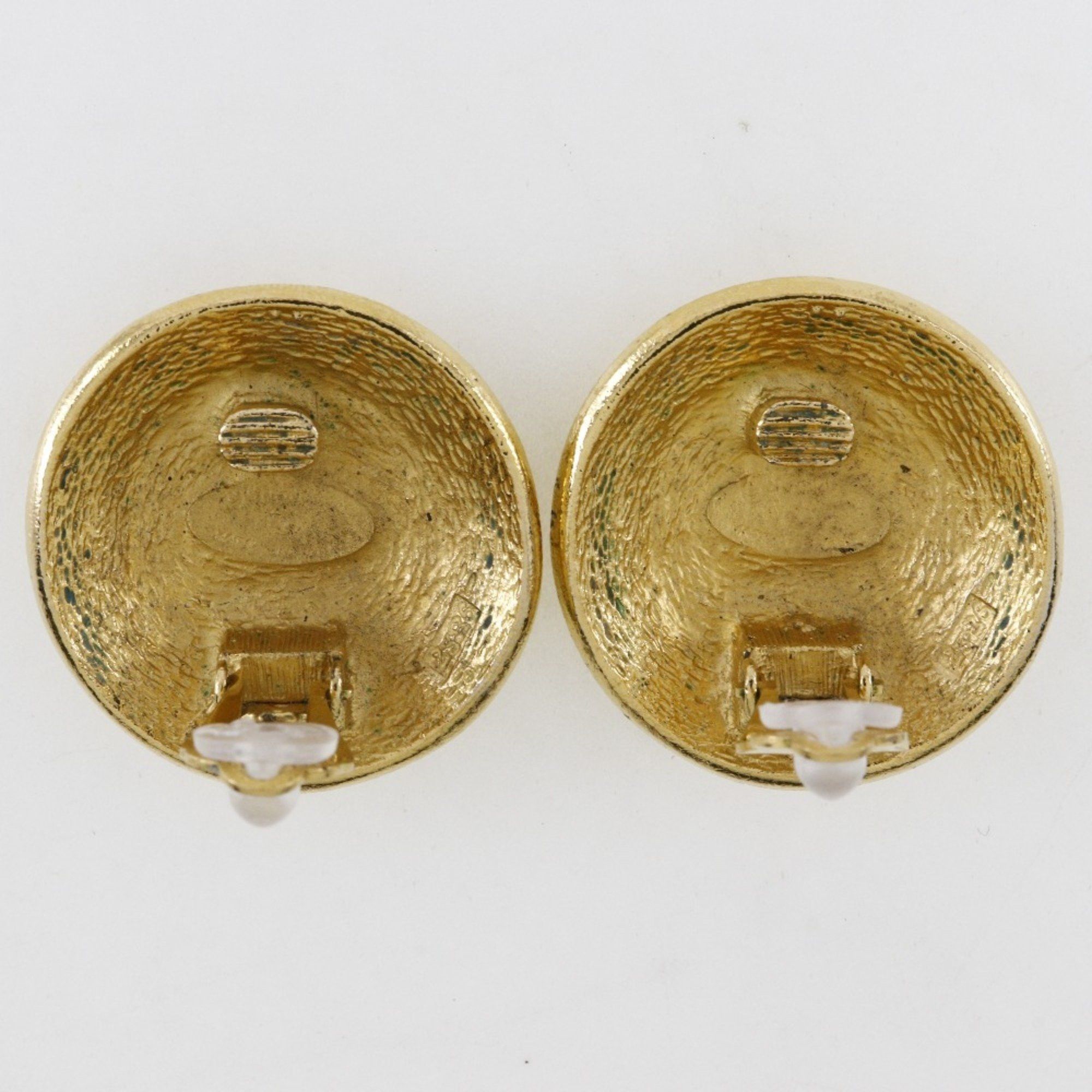 Chanel CHANEL COCO Mark Earrings 31 RUE CAMBON Gold Plated Approx. 30.0g Women's Size ONE SIZE - 4 Thumbnail