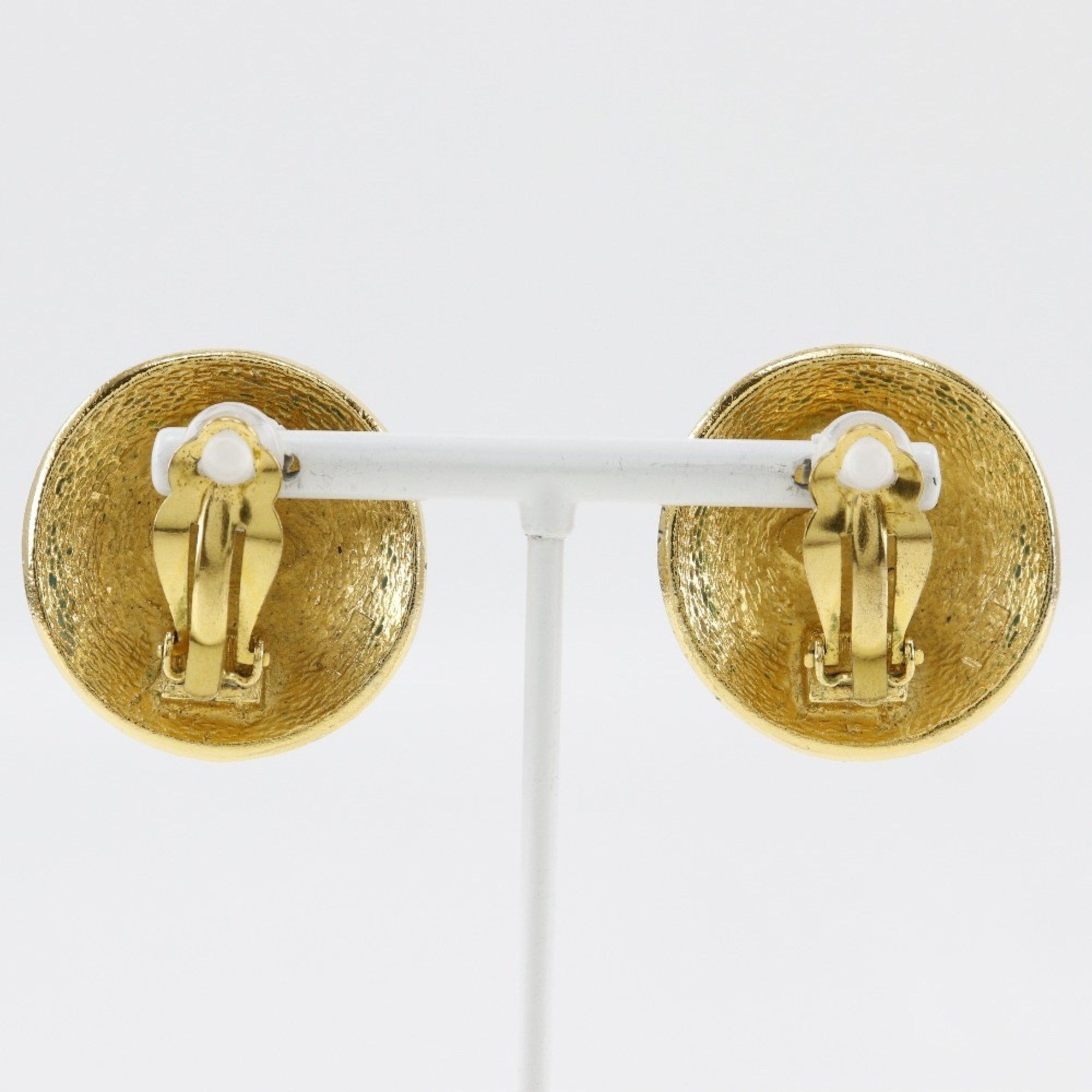 Chanel CHANEL COCO Mark Earrings 31 RUE CAMBON Gold Plated Approx. 30.0g Women's Size ONE SIZE - 3 Thumbnail