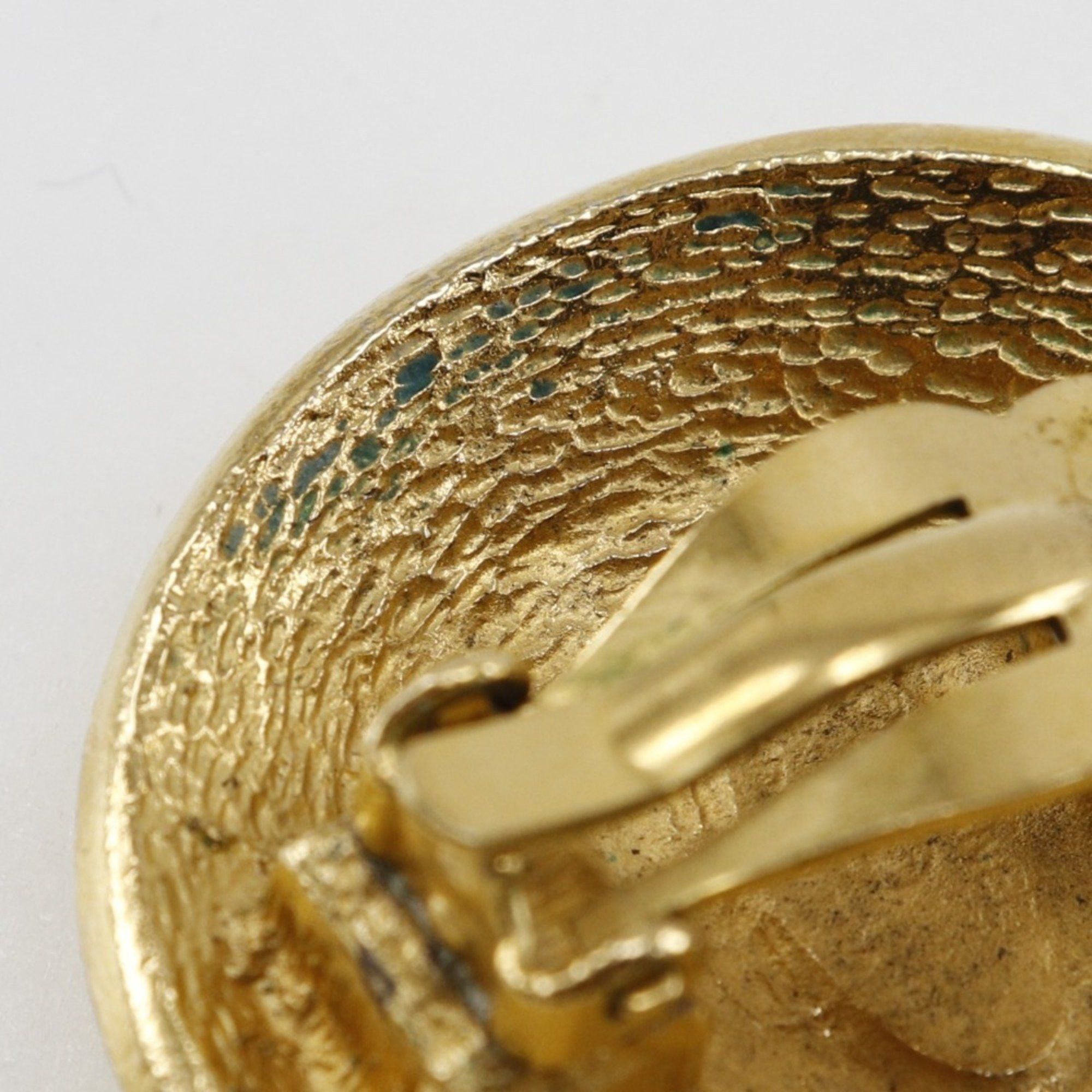 Chanel CHANEL COCO Mark Earrings 31 RUE CAMBON Gold Plated Approx. 30.0g Women's Size ONE SIZE - 6 Thumbnail