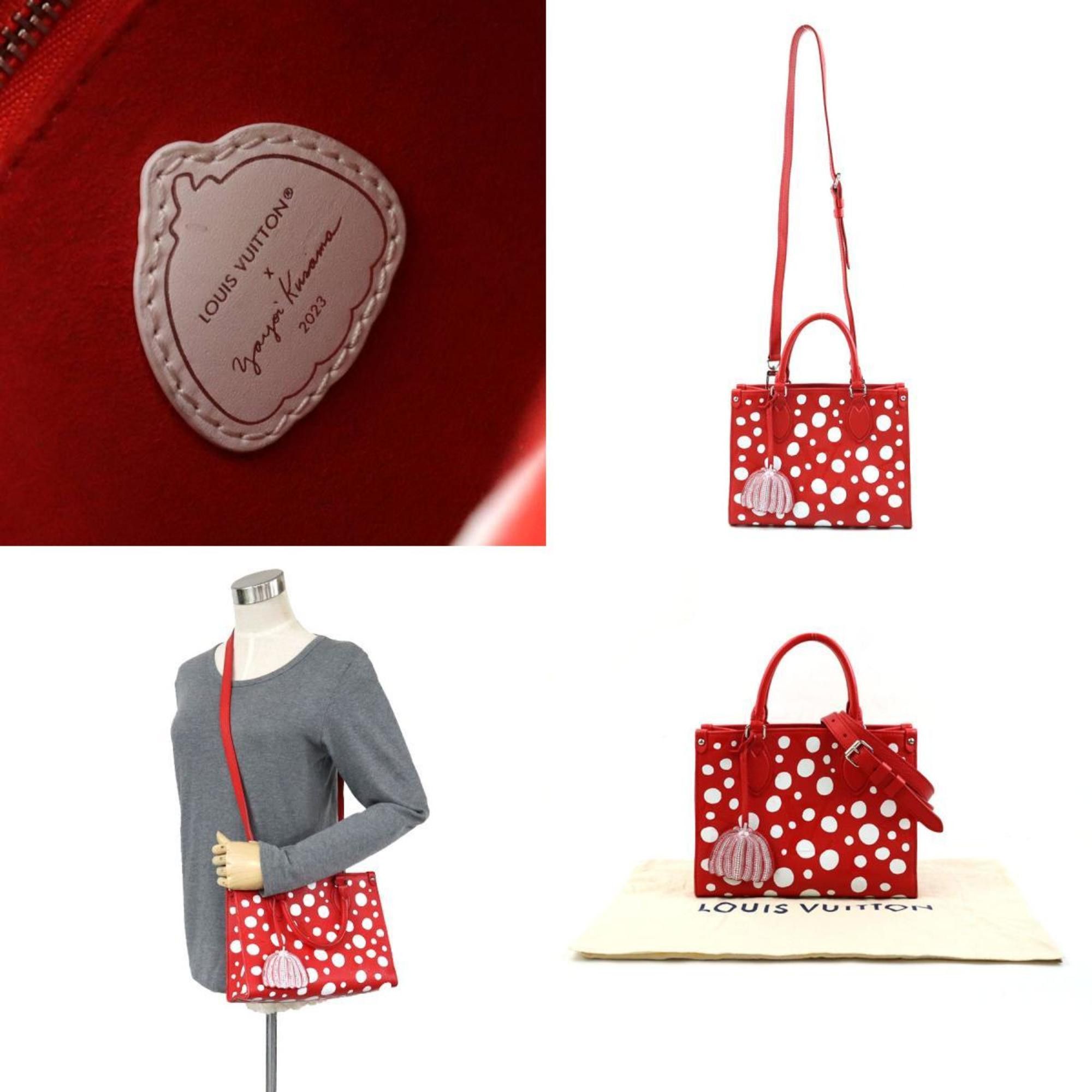 Louis Vuitton LOUIS VUITTON Handbag Shoulder Bag LV×YK On the Go PM Monogram Empreinte Rouge Bron Women's M46412 90015i Size ONE SIZE - 5 Thumbnail