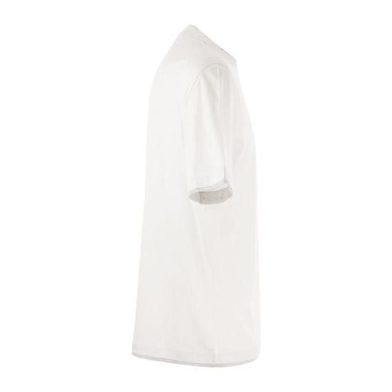 Brunello Cucinelli BRUNELLO CUCINELLI Men Polo Shirts M0B137427 WHITE Size US XL / EU 56 / 4 - 3 Thumbnail