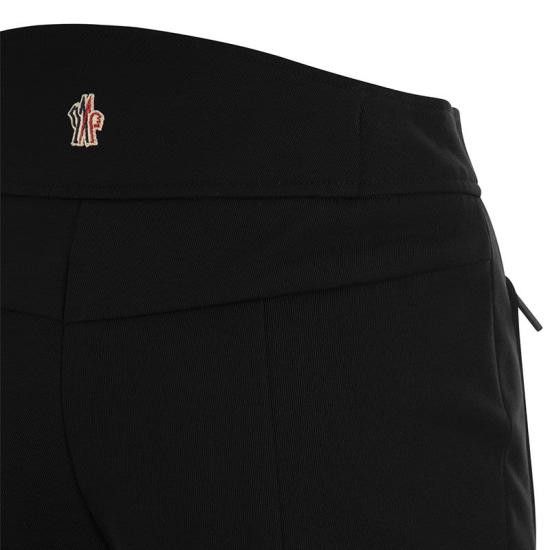 Moncler MONCLER Women Straight Pants I20982A0000653064 BLACK Size 27" / US 4 / IT 40 - 4 Thumbnail